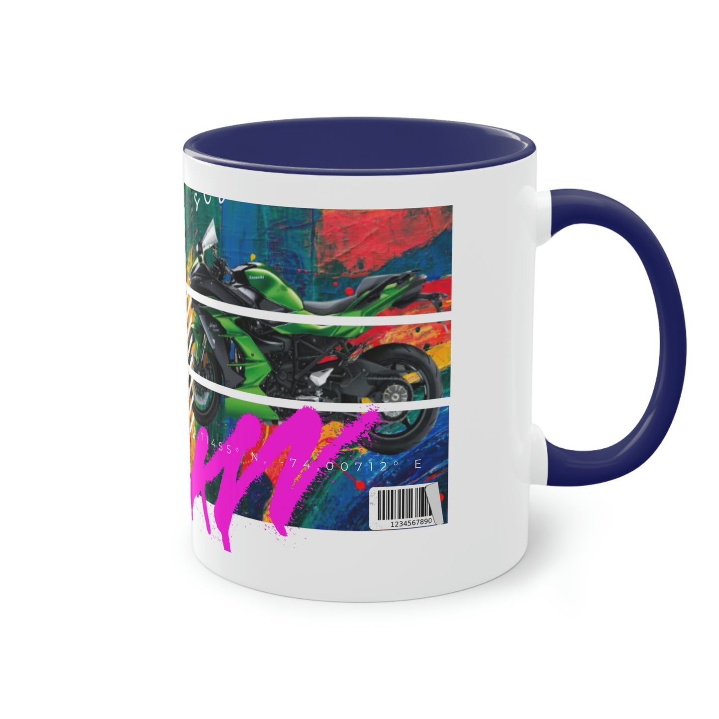 Coffee Mug  ( Urban Green Sports Bike )