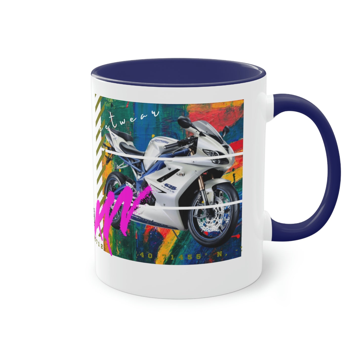 Coffee Mug ( Urban White Sports Bike )