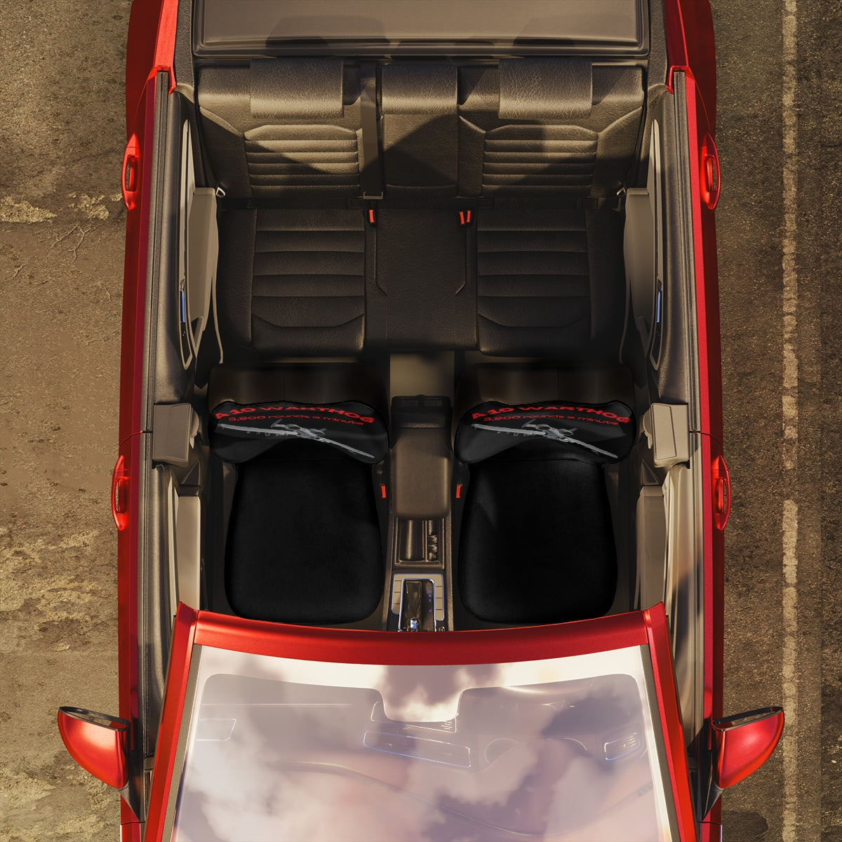 Polyester Car Seat Covers (Warthog Black ) Military Styling