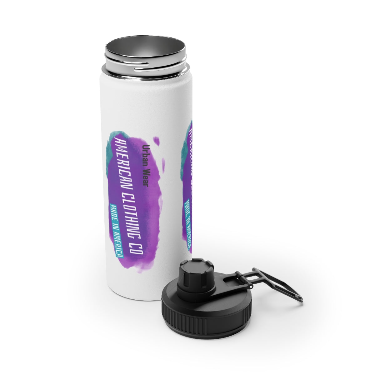 Stainless Steel Water Bottle, Sports Lid ( American Clothing Company )