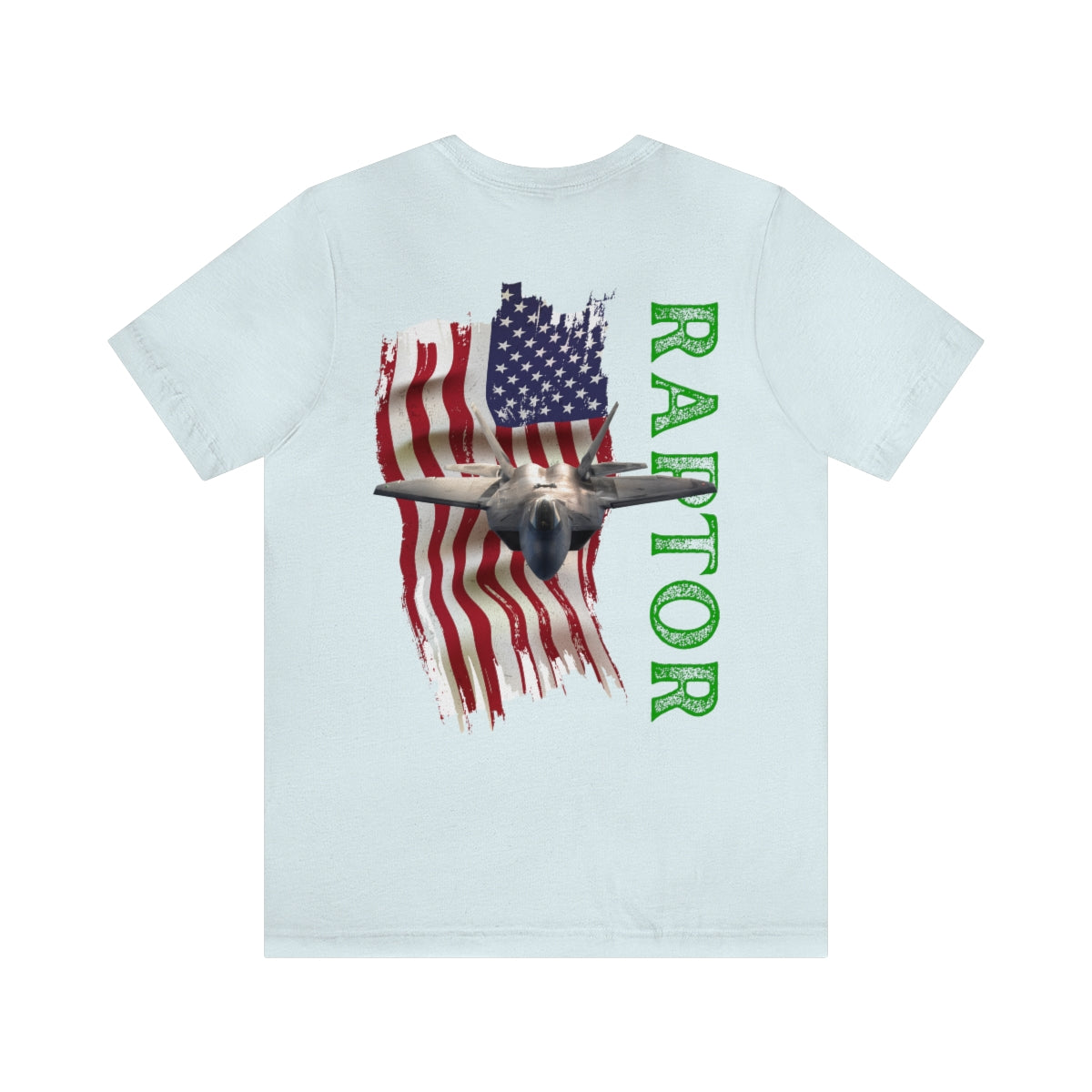 T-shirt Classic Jersey short sleeve ( RAPTOR F-22 stealth fighter ) Military Style
