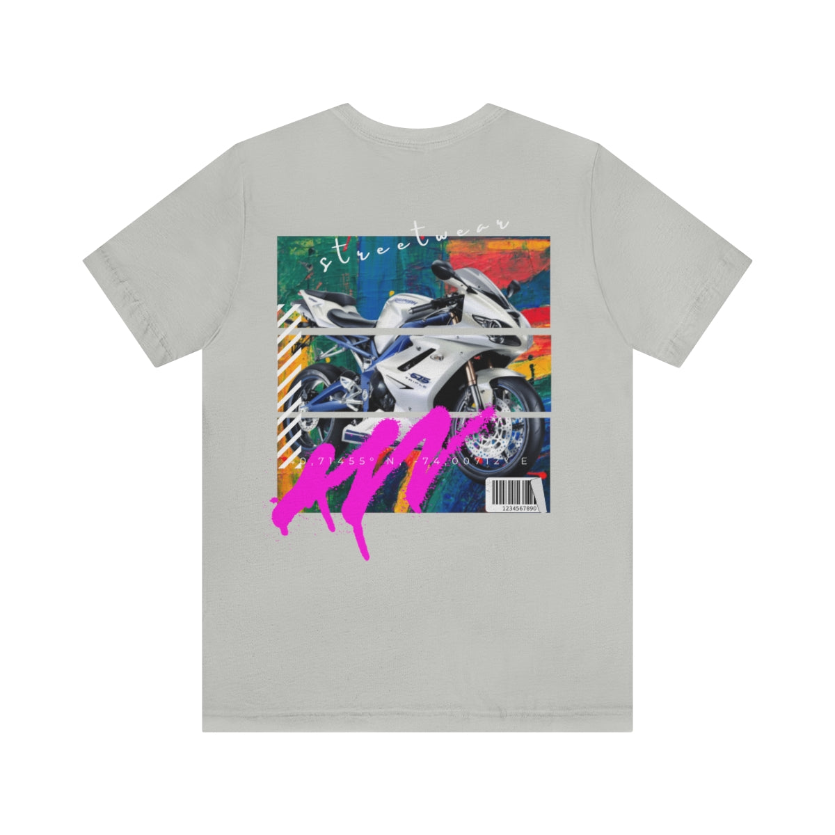 T-shirt Classic Jersey Short Sleeve (Urban White Sports Motorbike )