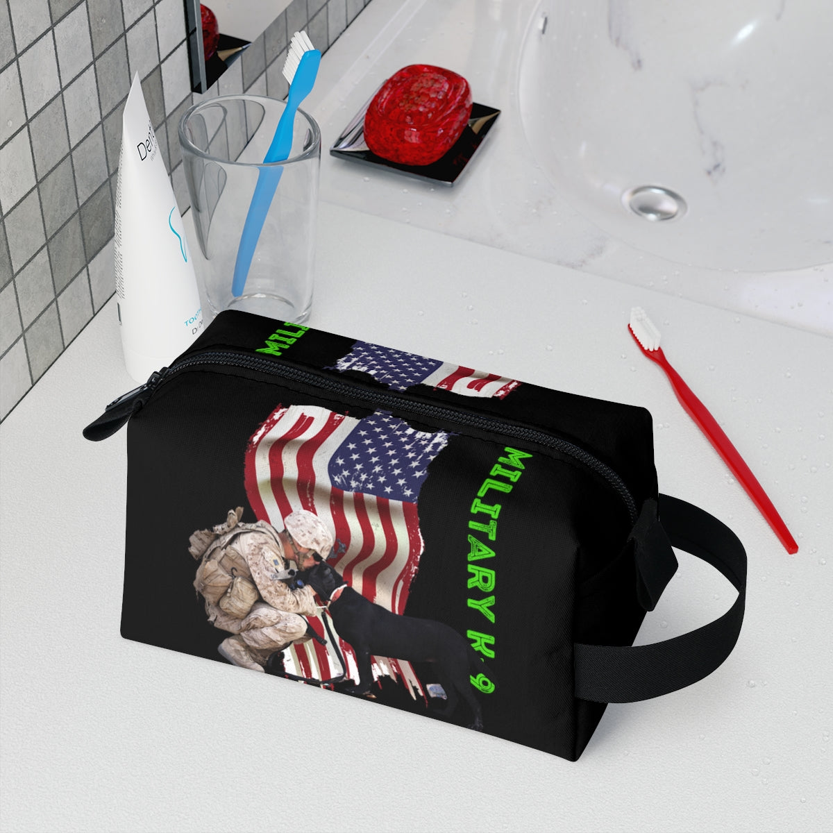 Toiletry Bag (K-9 Light Black ) Military Styling
