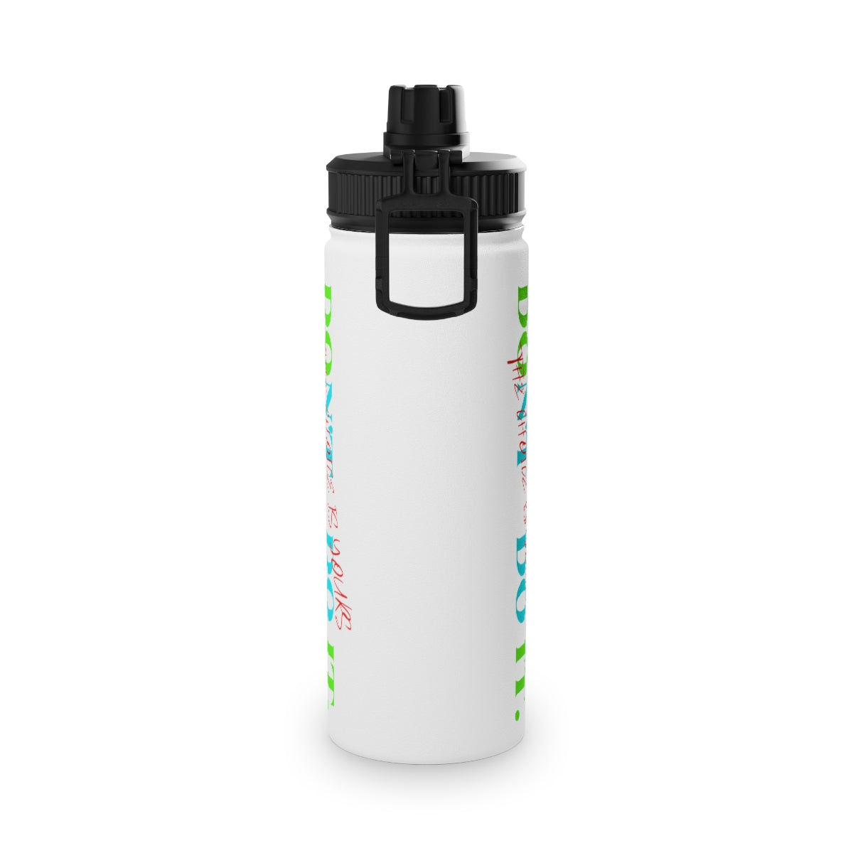 Stainless Steel Water Bottle, Sports Lid ( Do it Don't Do It) Activewear