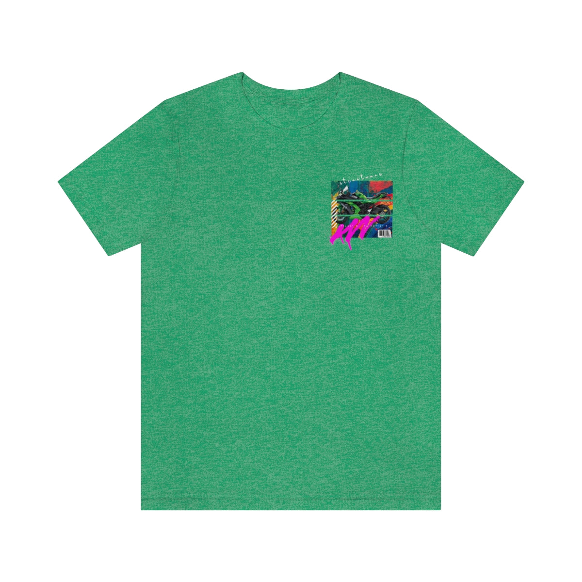 T-shirt Classic Jersey Short Sleeve (Urban Green Motorbike )