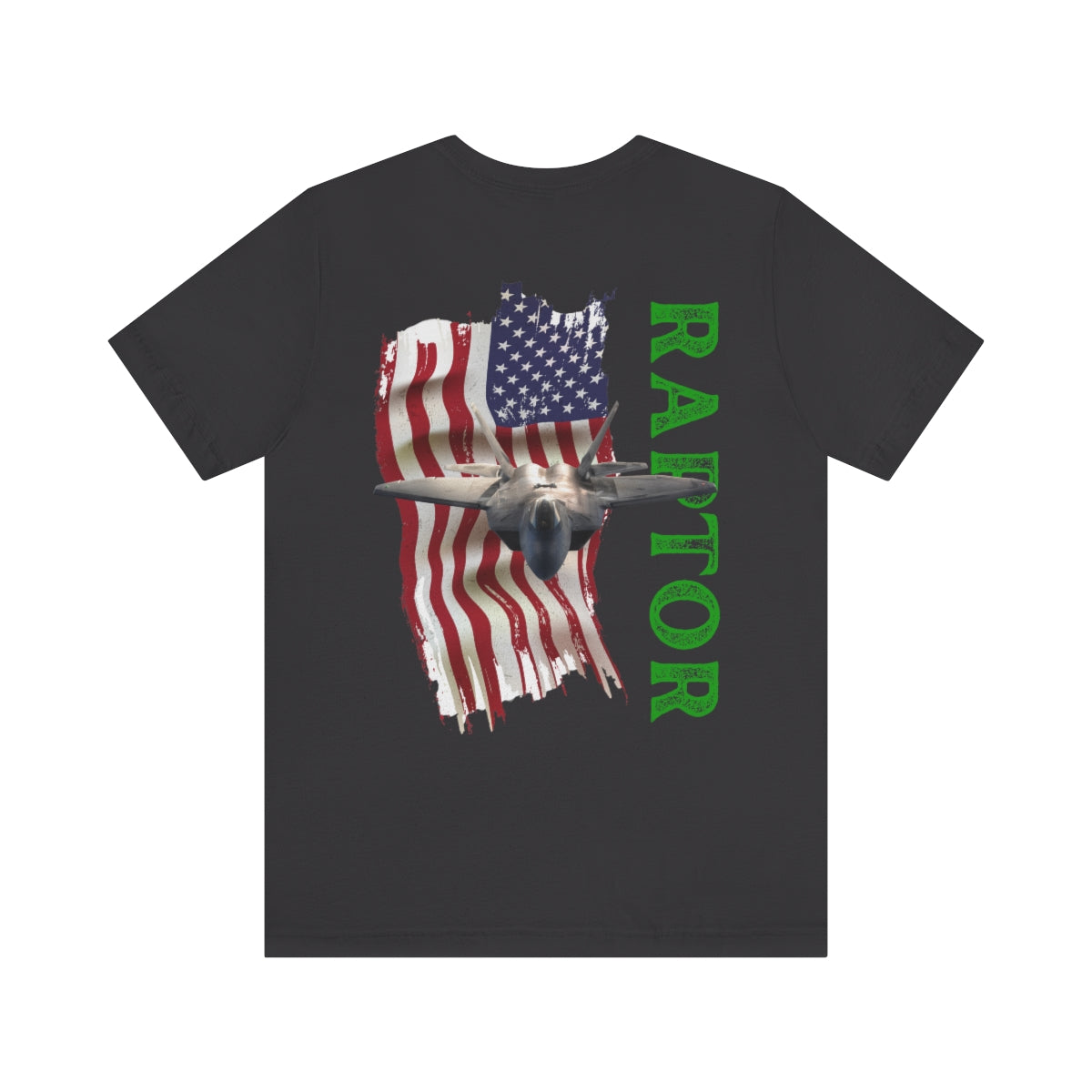 T-shirt Classic Jersey short sleeve ( RAPTOR F-22 stealth fighter ) Military Style