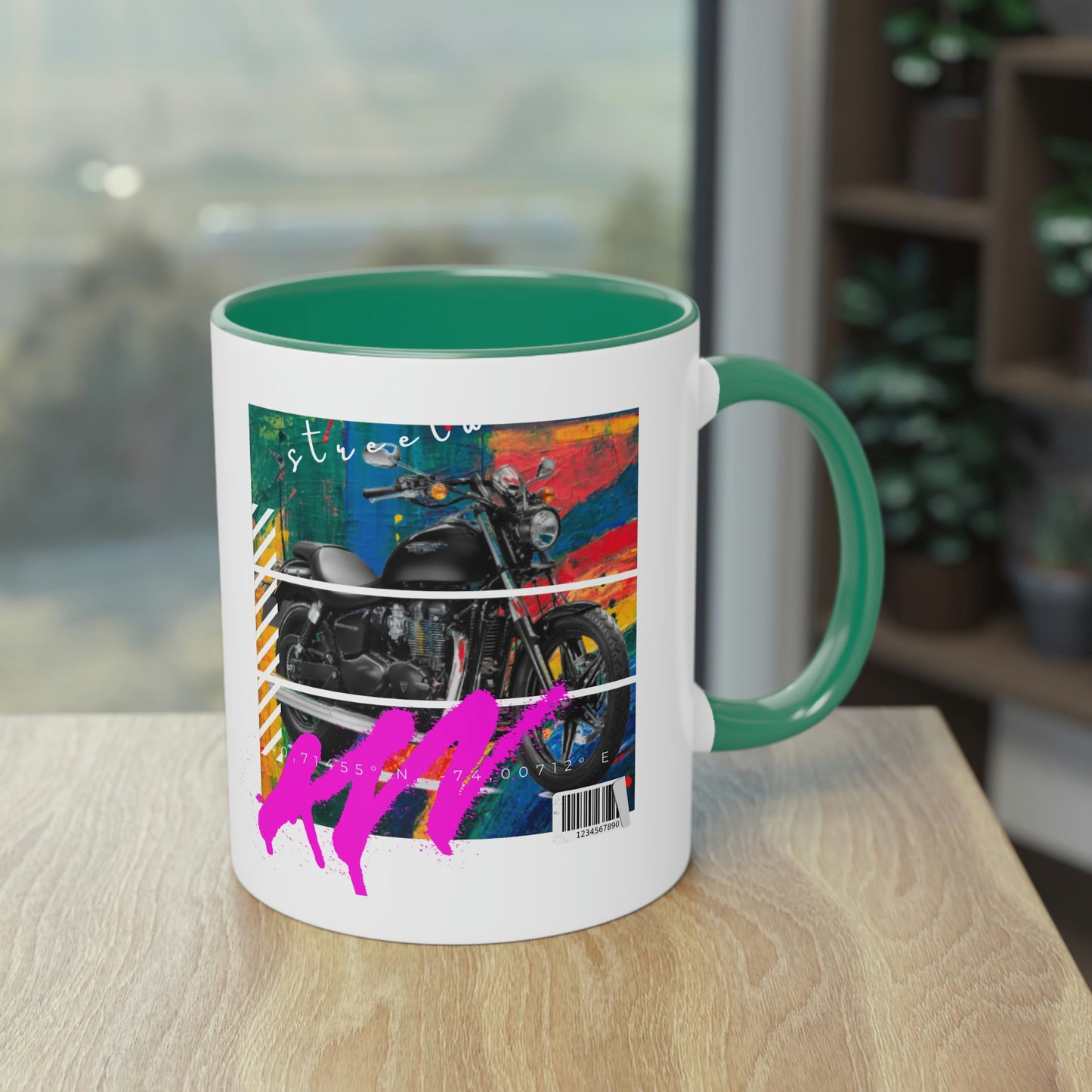 Coffee Mug  ( Urban Black Sports Bike )