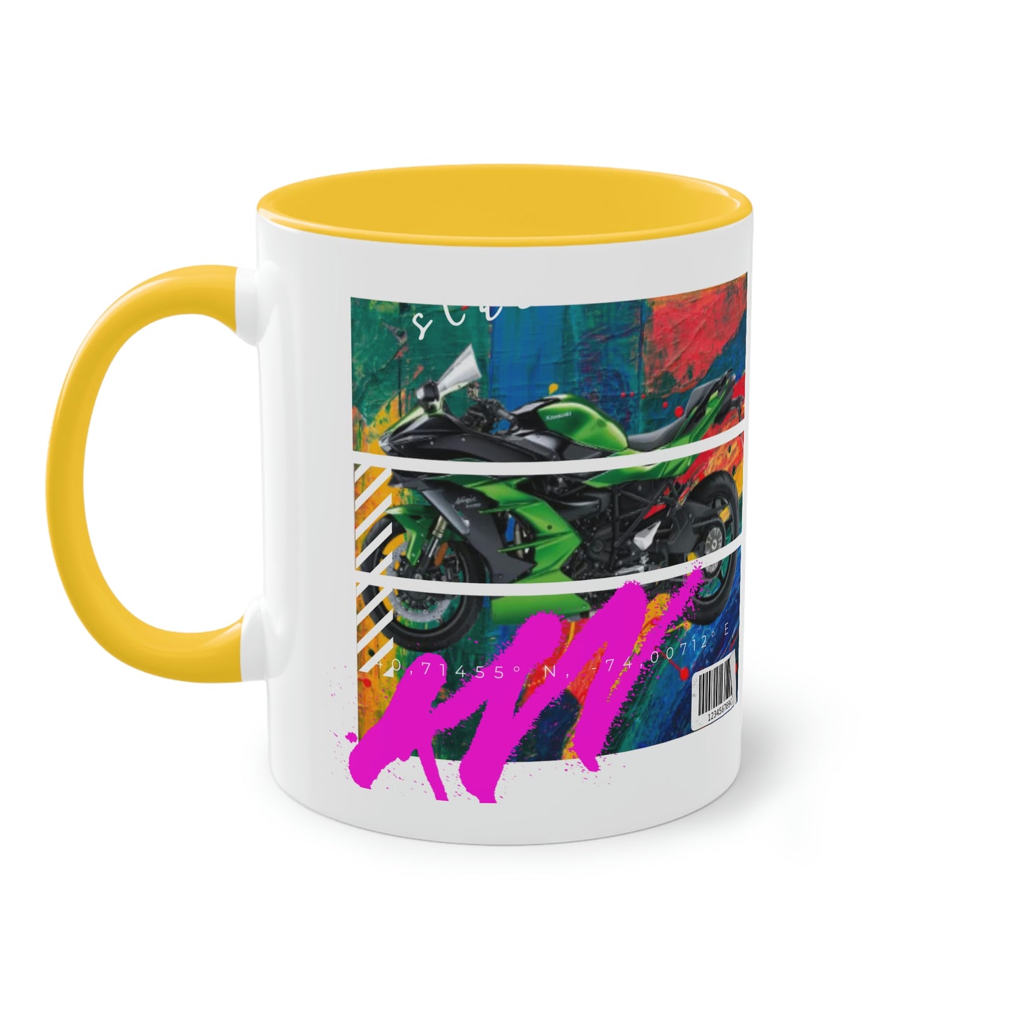 Coffee Mug  ( Urban Green Sports Bike )