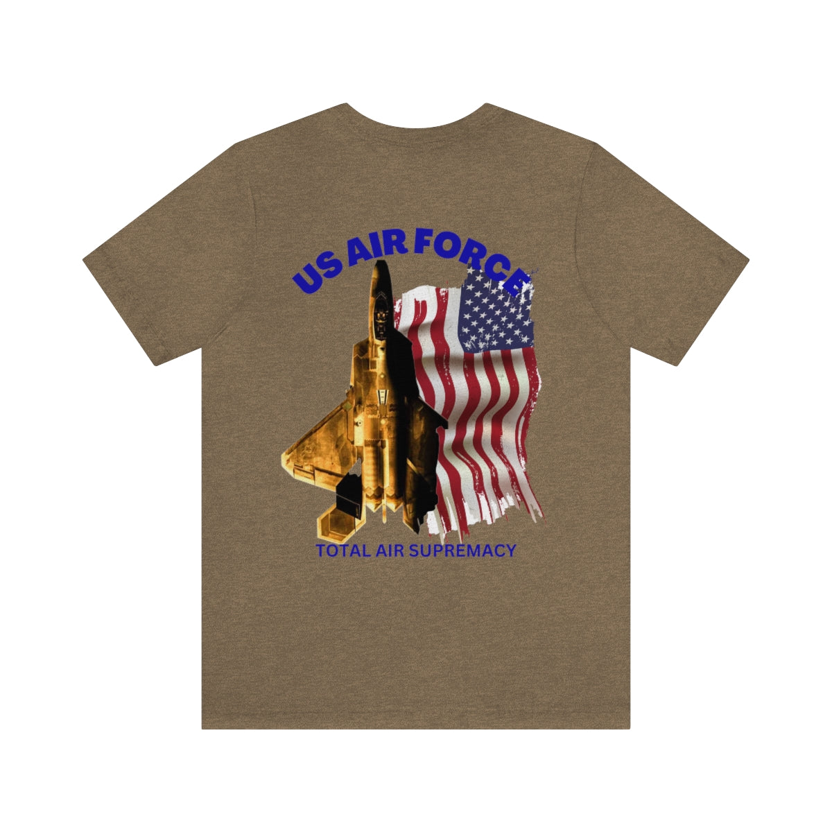 T-Shirt Classic Jersey short Sleeve ( US Air Force Raptor ) Military Style