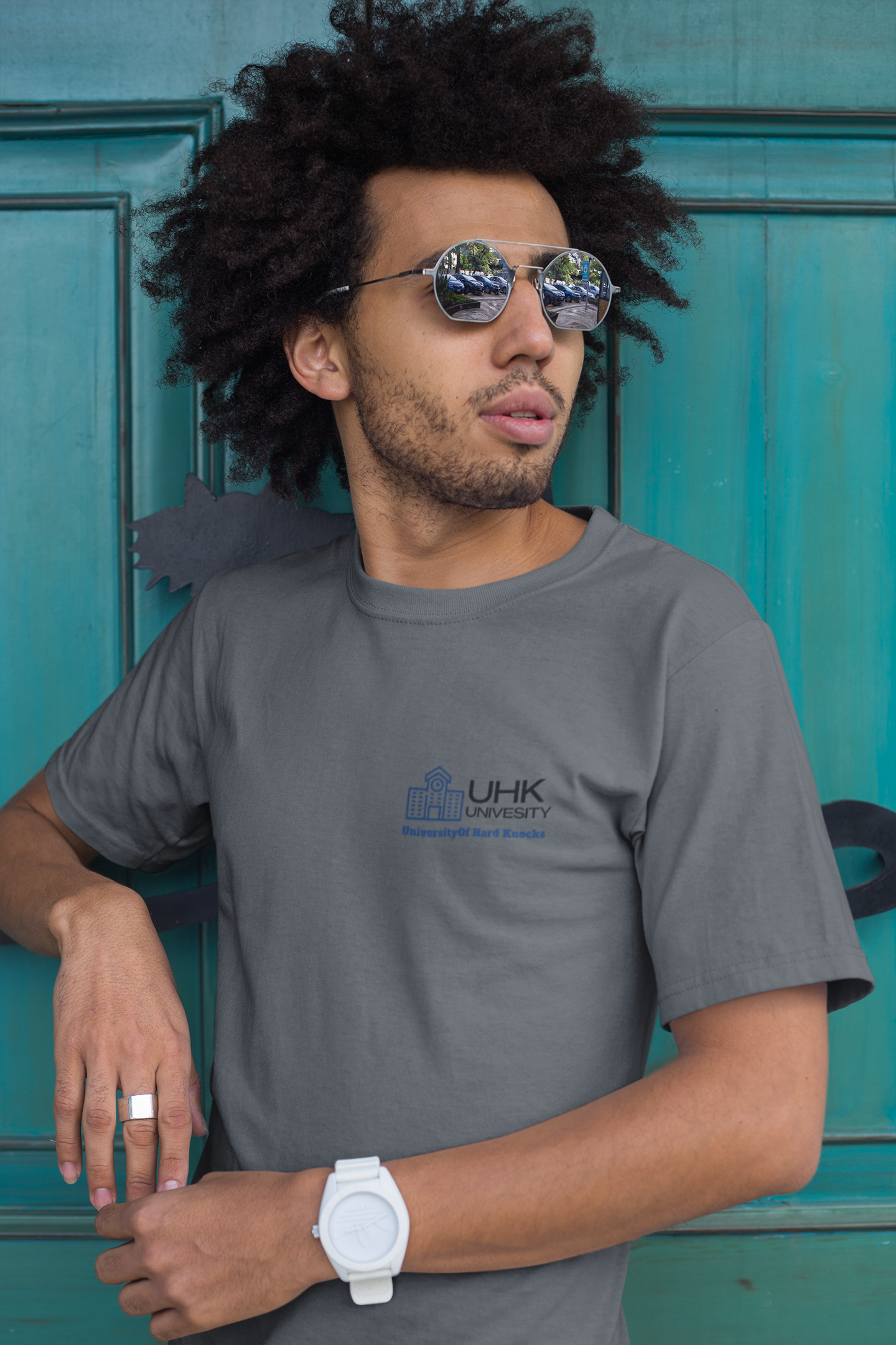 T-Shirt Classic Jersey Short Sleeve ( University Of Hard Knocks )
