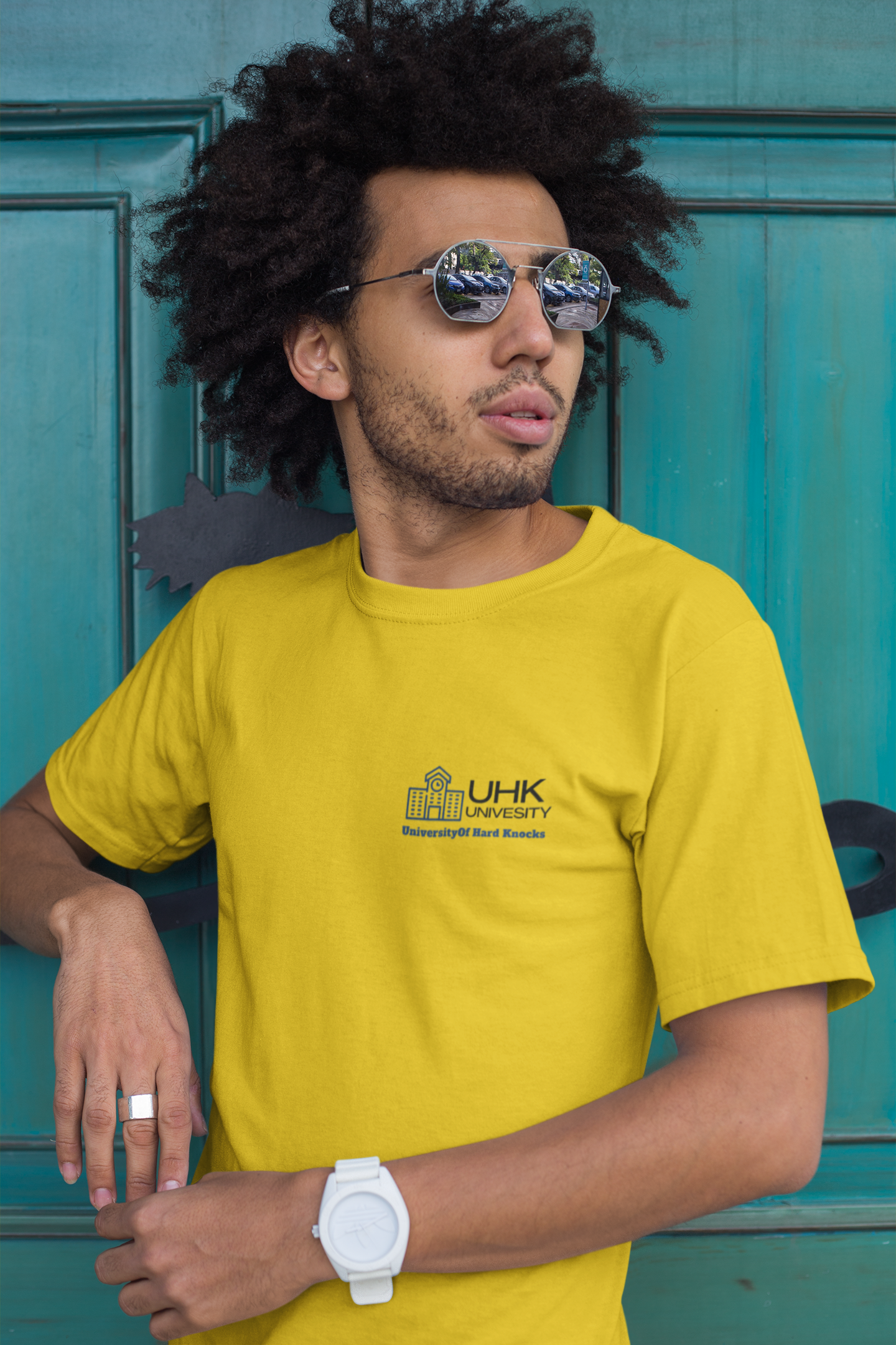 T-Shirt Classic Jersey Short Sleeve ( University Of Hard Knocks )