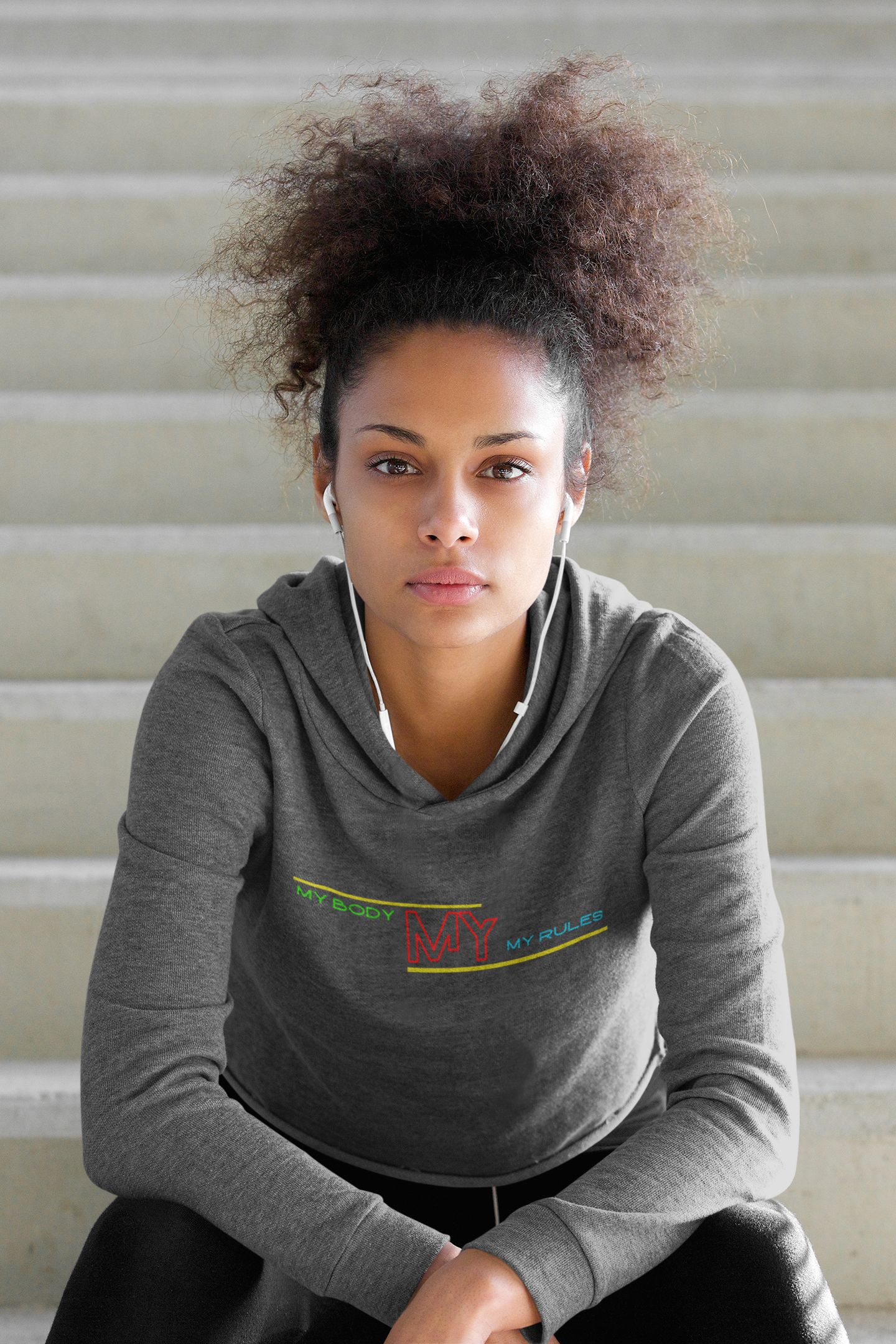 Hoodie ( My Body My Rules) Activewear