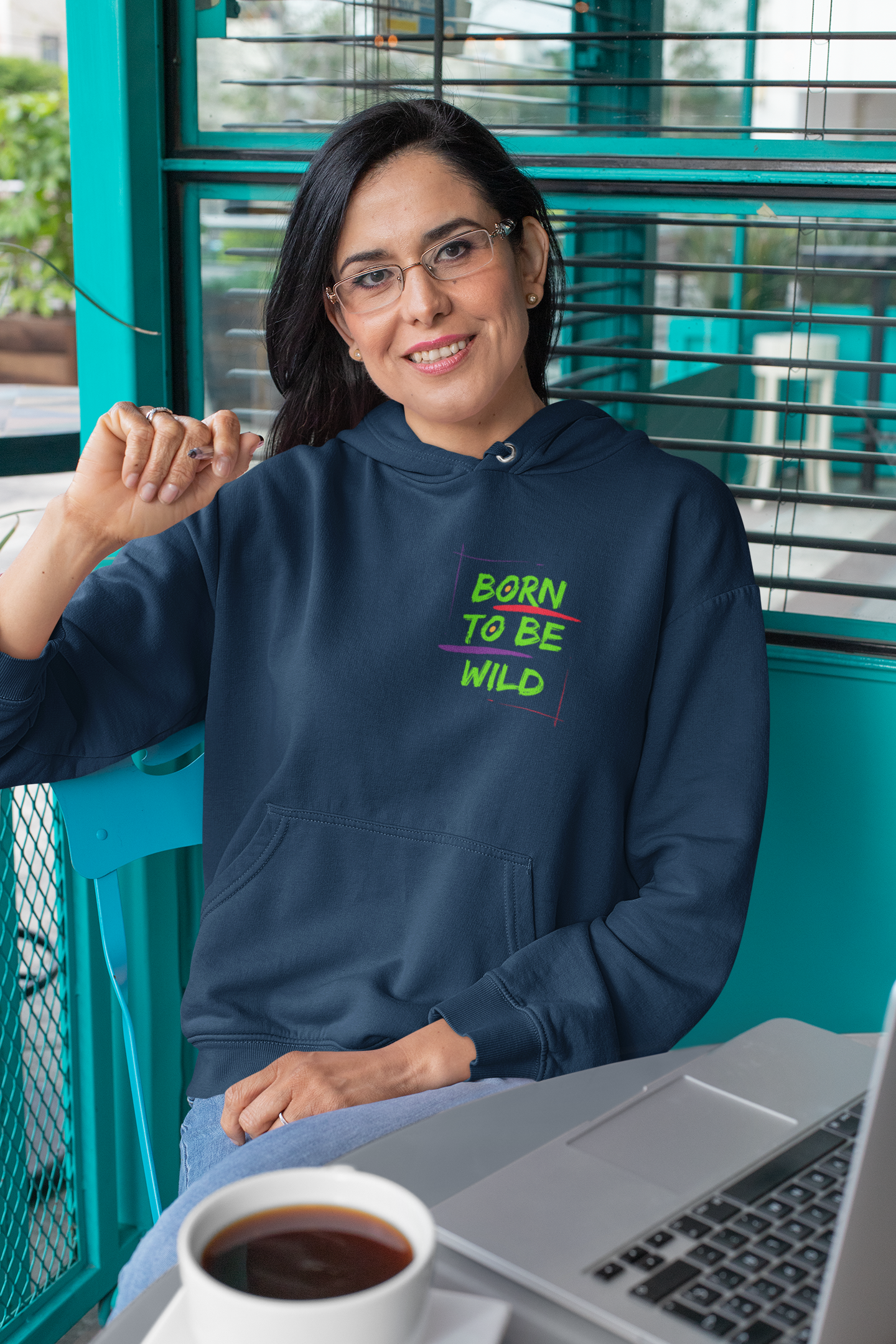 Hoodie ( Born to be wild ) Activewear