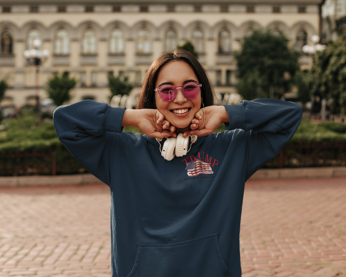 Unisex Premium Pullover Hoodie (TRUMP)