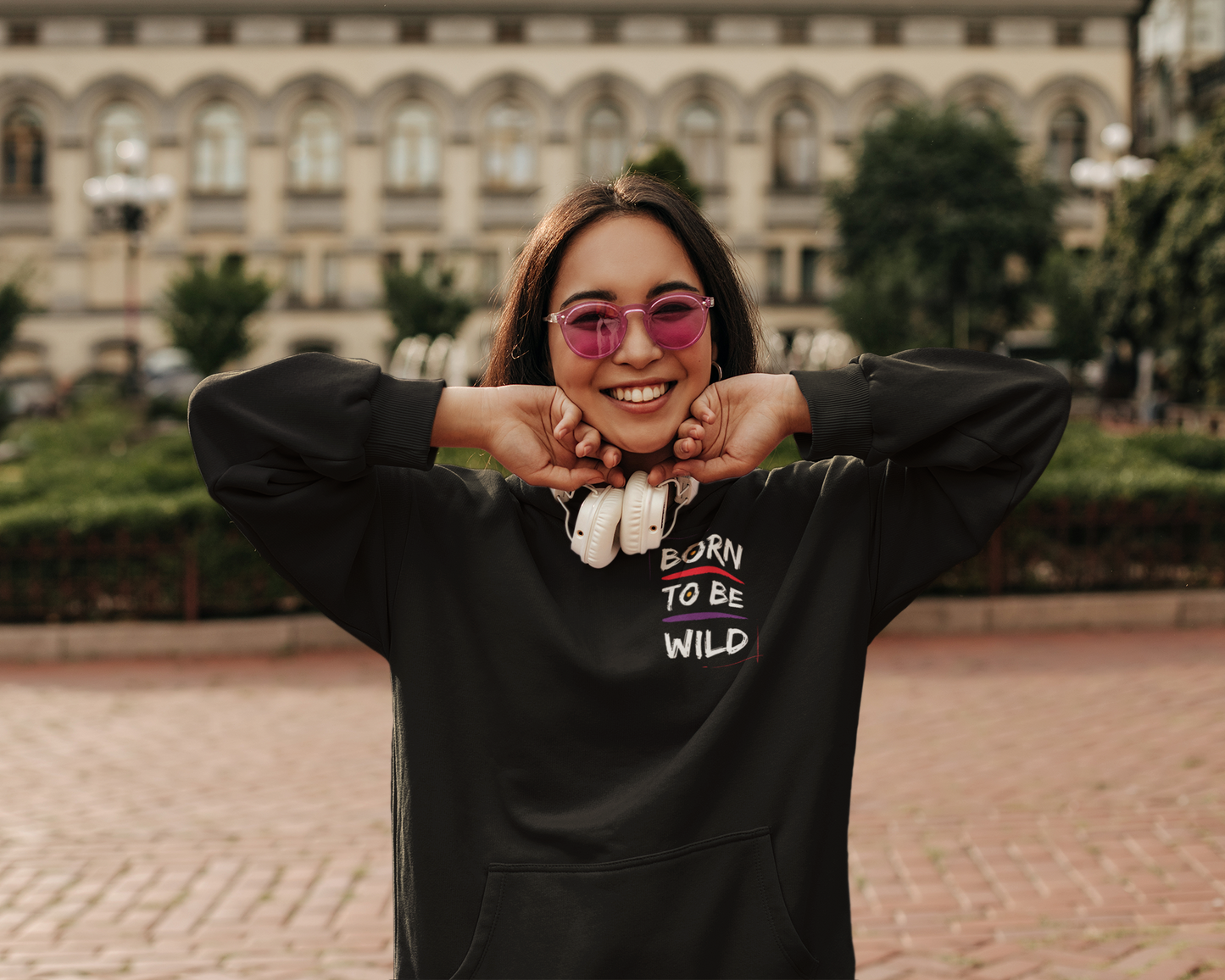 Hoodie ( Born to be wild ) Activewear