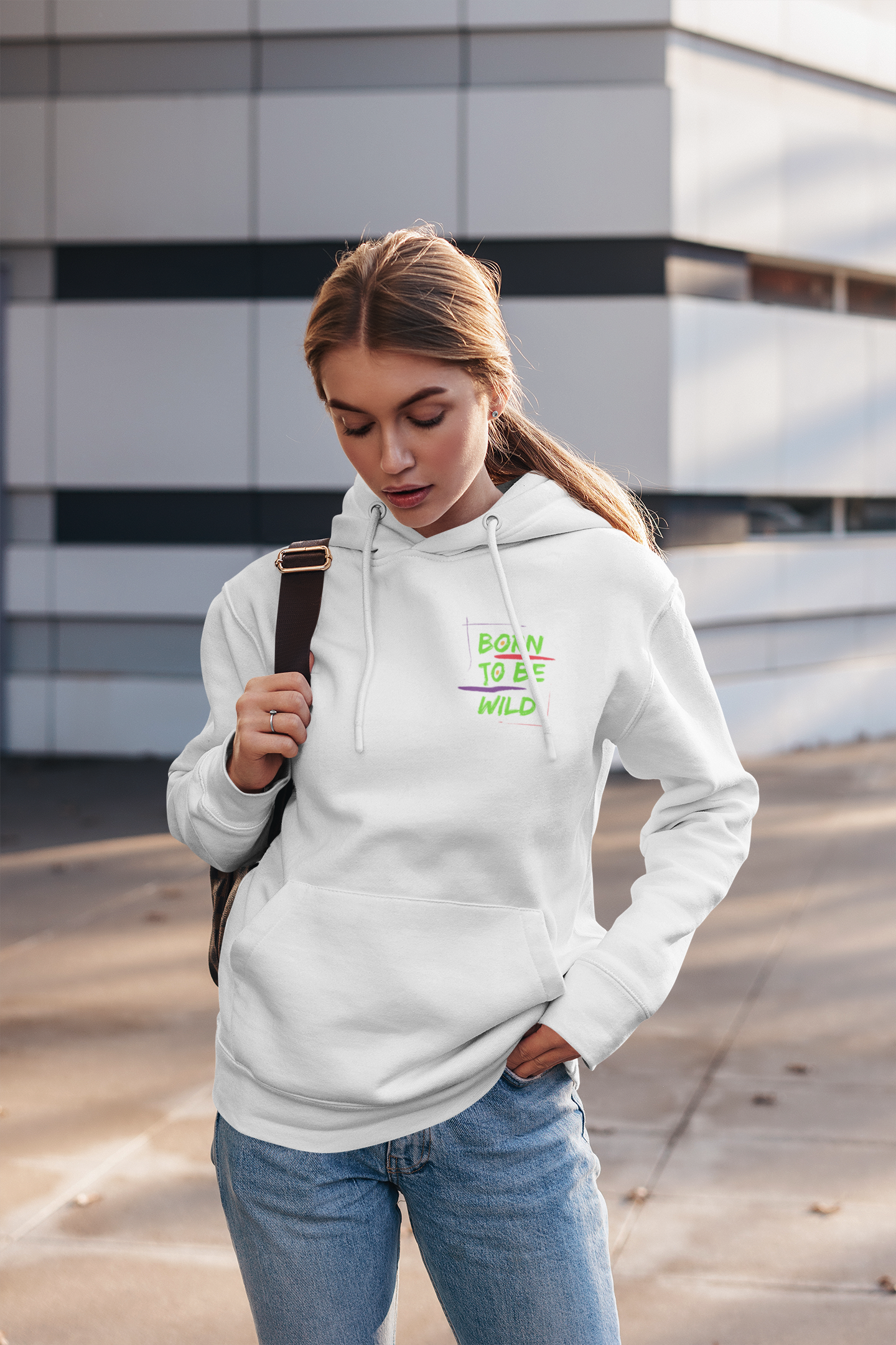 Hoodie ( Born to be wild ) Activewear
