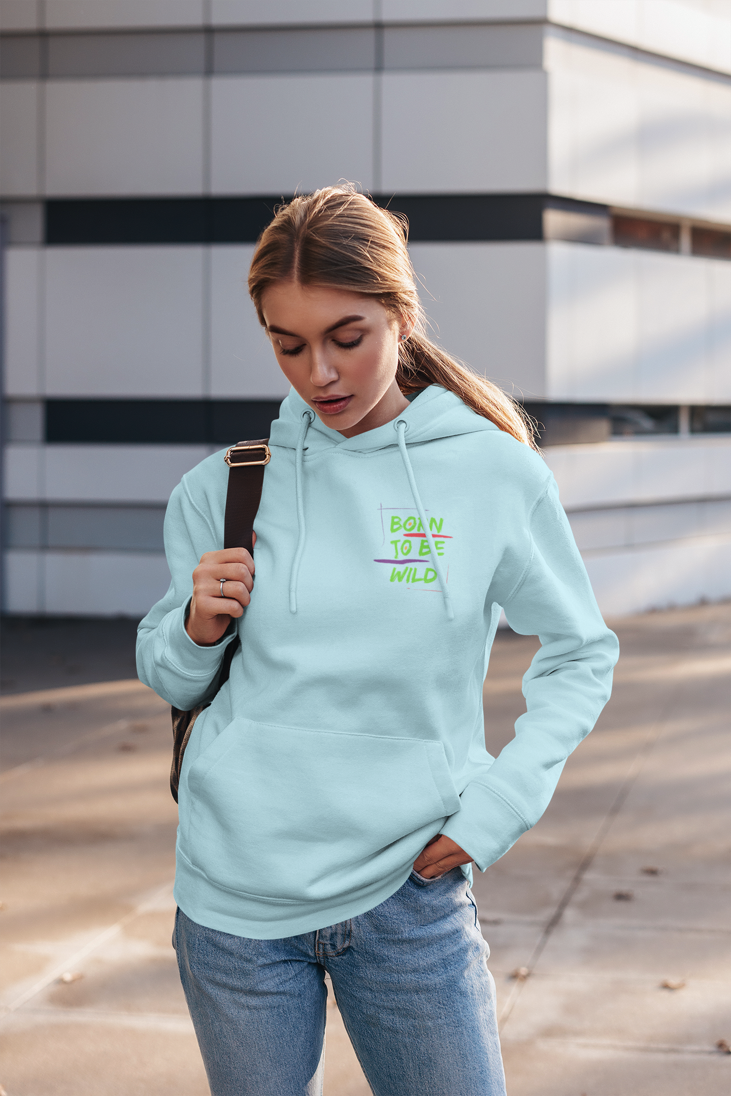 Hoodie ( Born to be wild ) Activewear