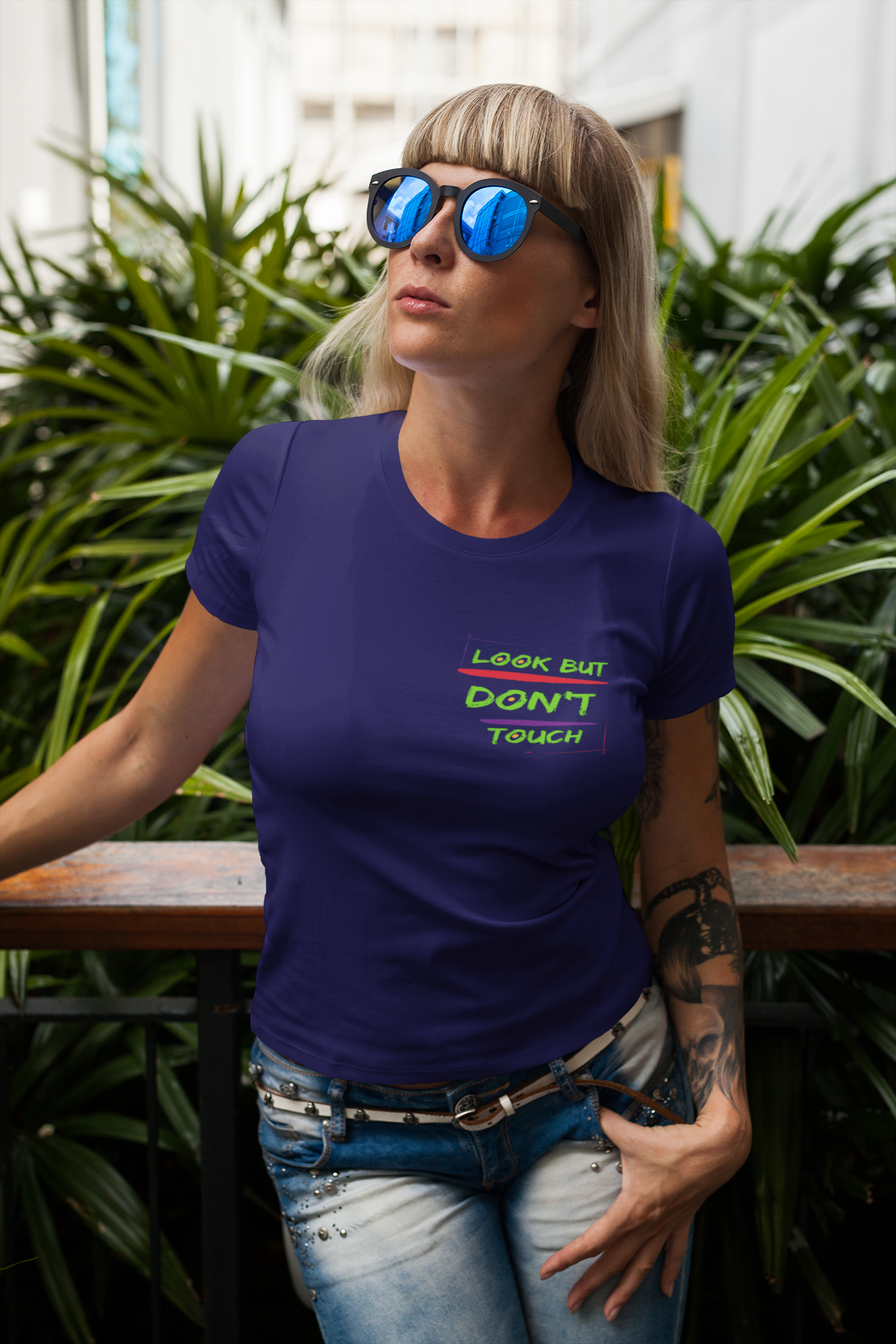 T-shirts Classic Jersey style short sleeve ( look But Don't Touch ) Activewear