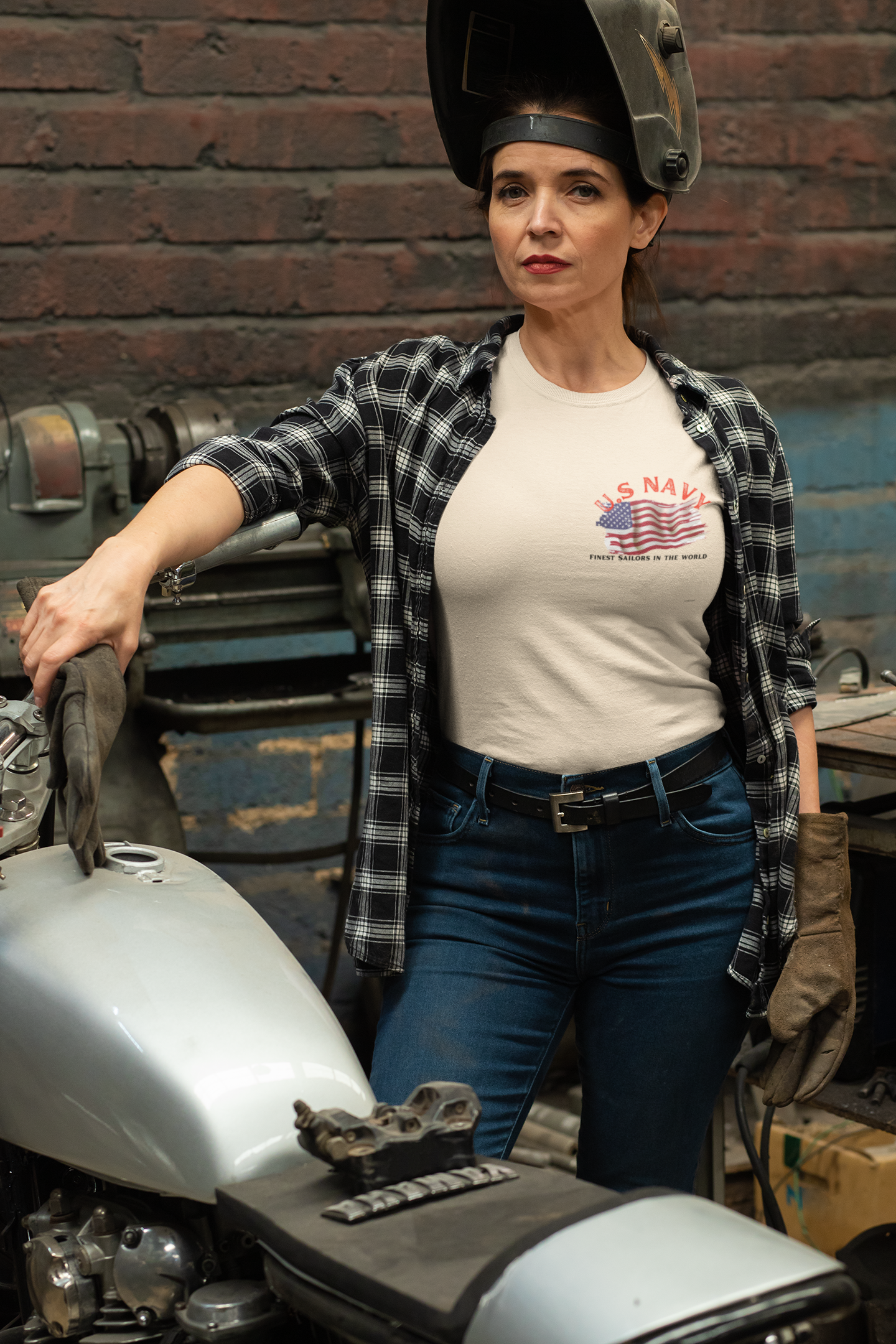 T-Shirt Classic Jersey Short Sleeve ( US Navy ) Military Style