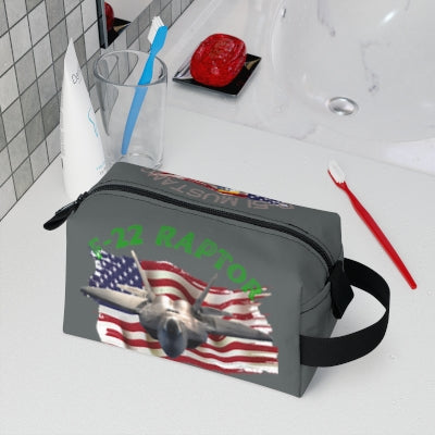 Toiletry Bag ( F-22 Raptor Black ) Military Styling 4 colour to choose from