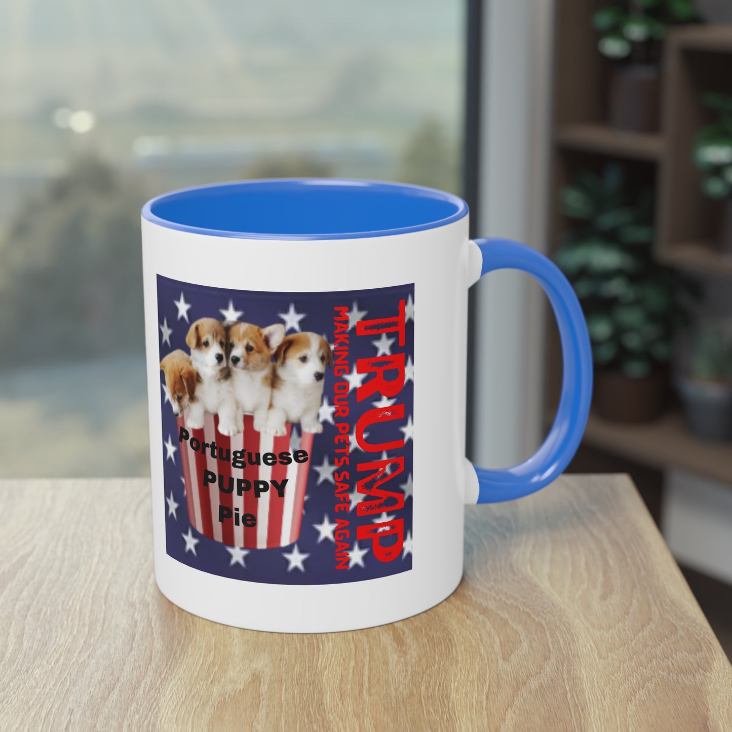 Coffee Mug (Puppies) Donald TRUMP