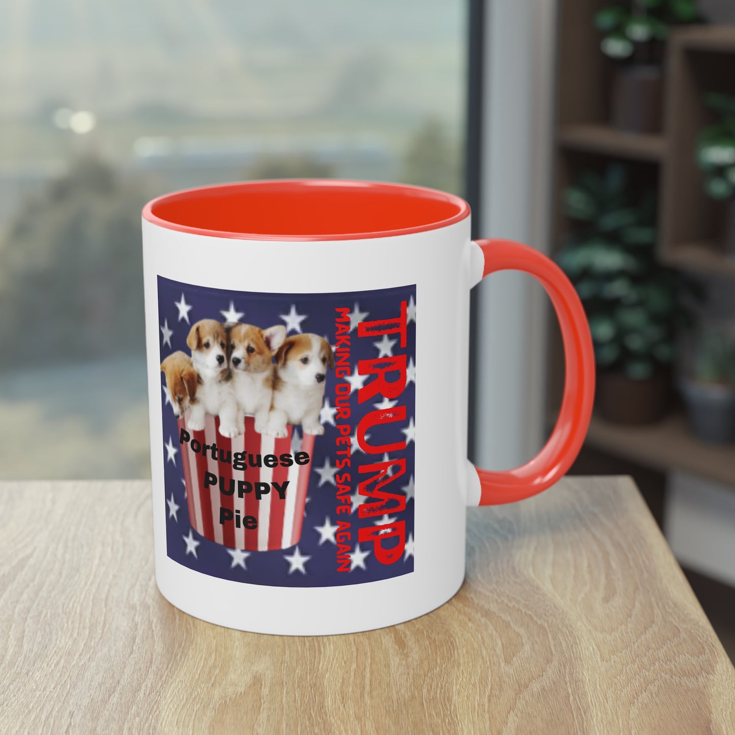 Coffee Mug (Puppies) Donald TRUMP