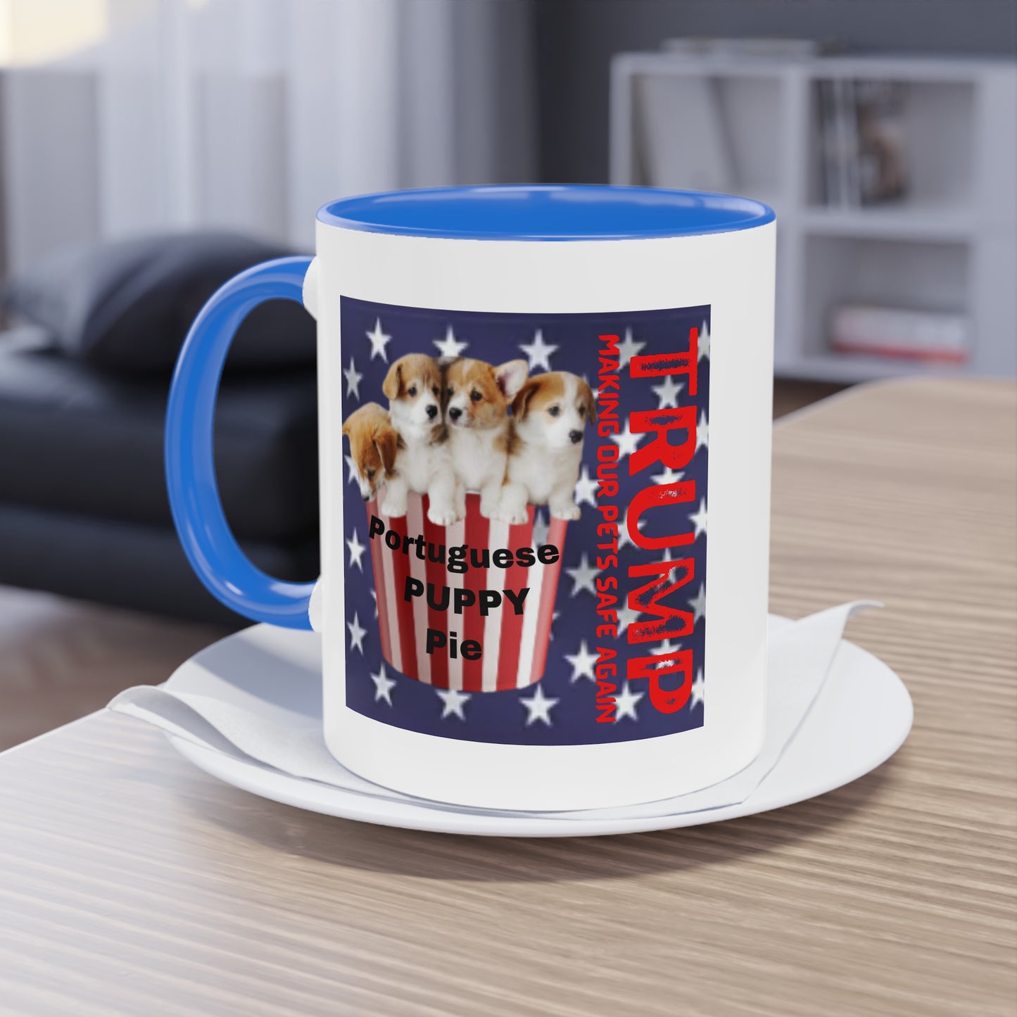 Coffee Mug (Puppies) Donald TRUMP