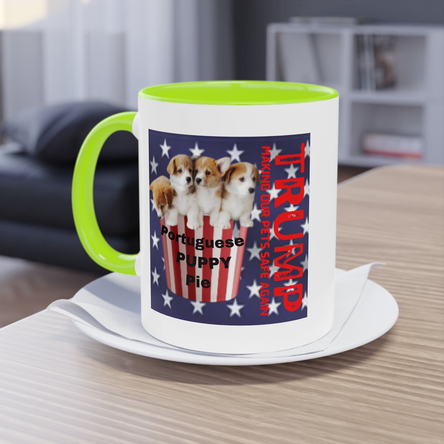 Coffee Mug (Puppies) Donald TRUMP