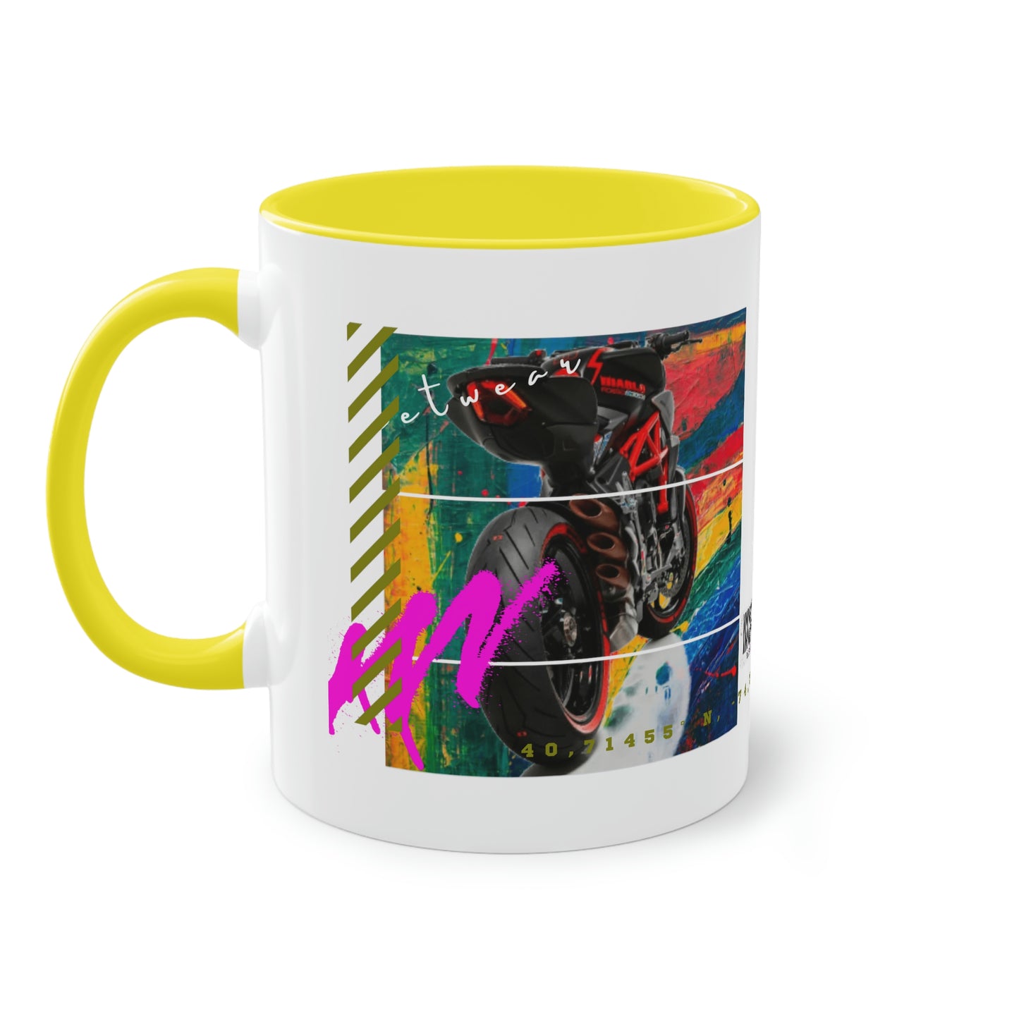 Coffee Mug  ( Urban Red Sports Bike )