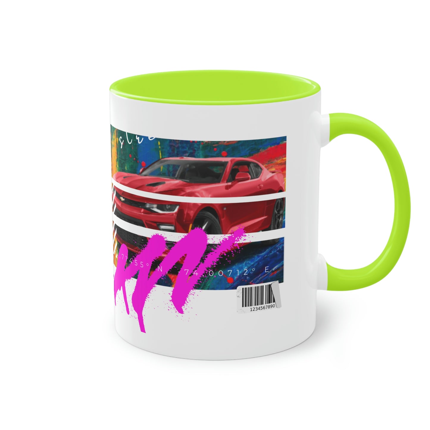 Coffee Mug  ( Urban Red Corvette )