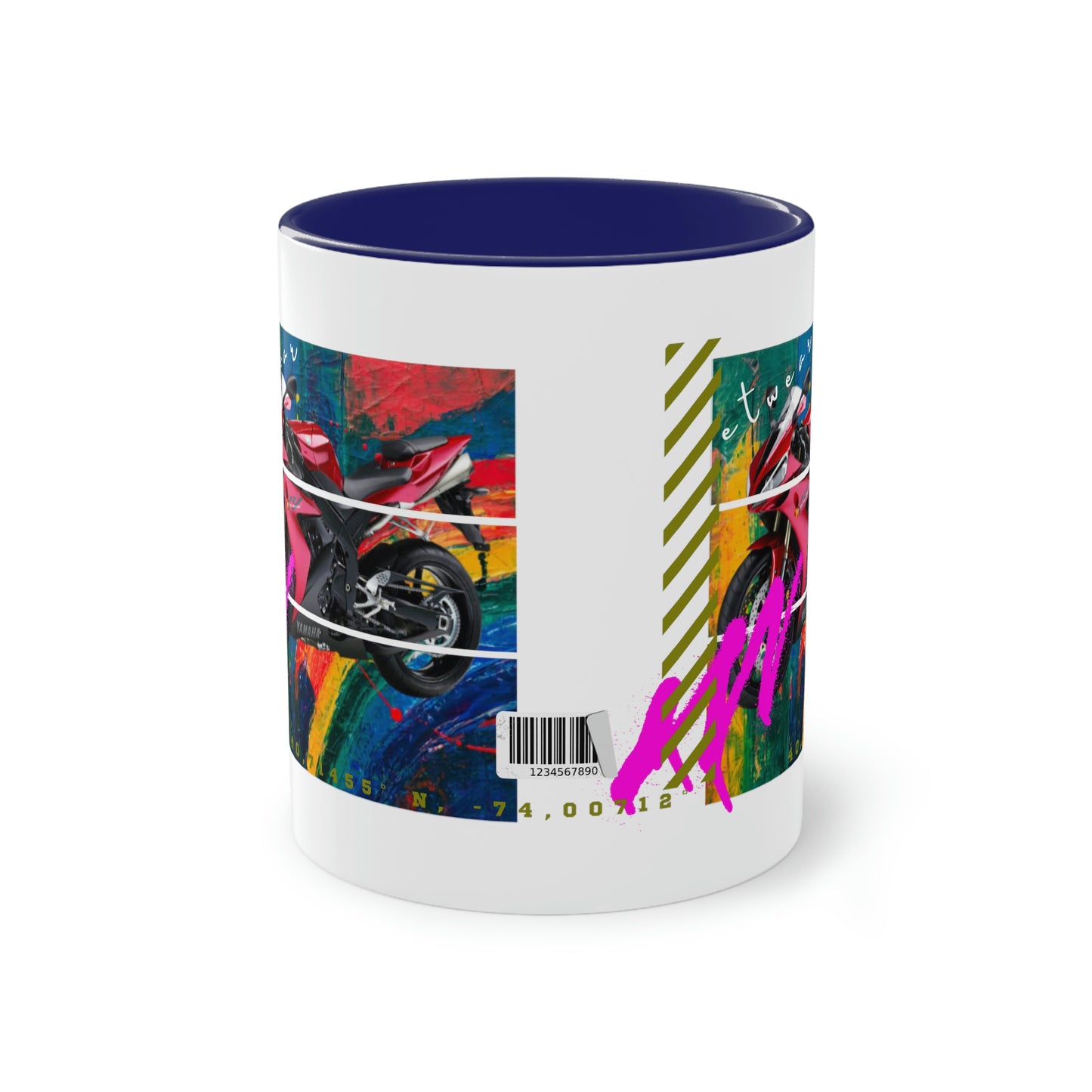 Coffee Mug  ( Urban Red Sports Bike )