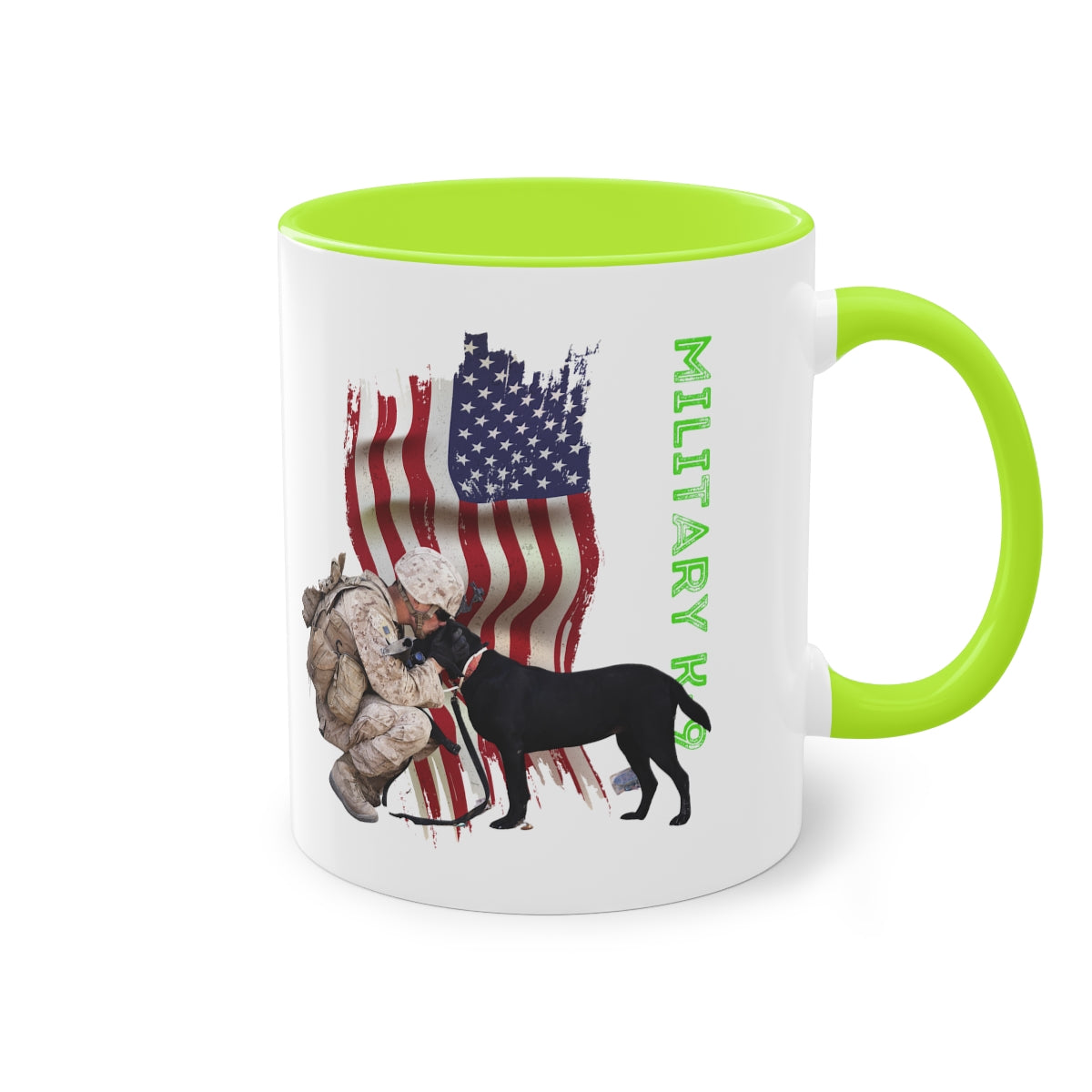 Coffee Mug  ( Military K-9 Unit ) Military Style