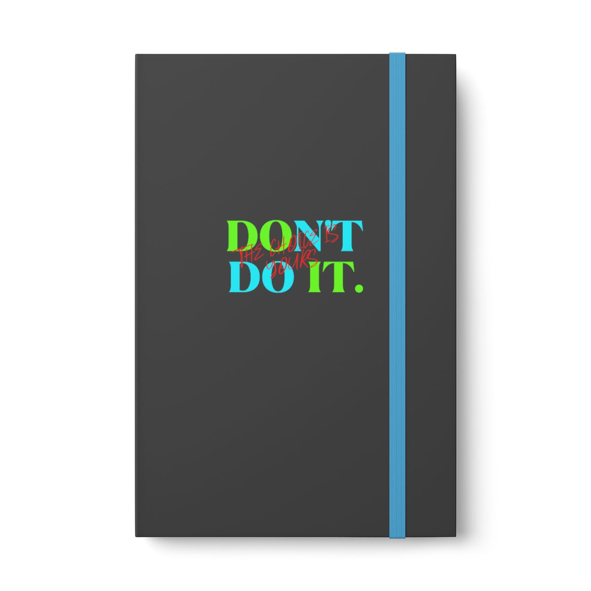 Hardcover Journal Color Contrast Notebook - Ruled (Do It Don't Do It)