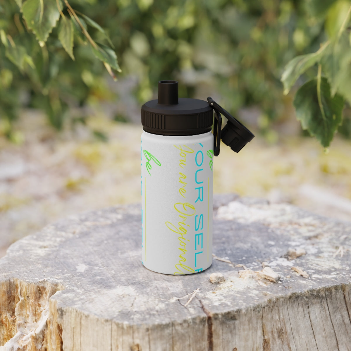 Stainless Steel Water Bottle, Sports Lid ( Be Yourself ) Activewear