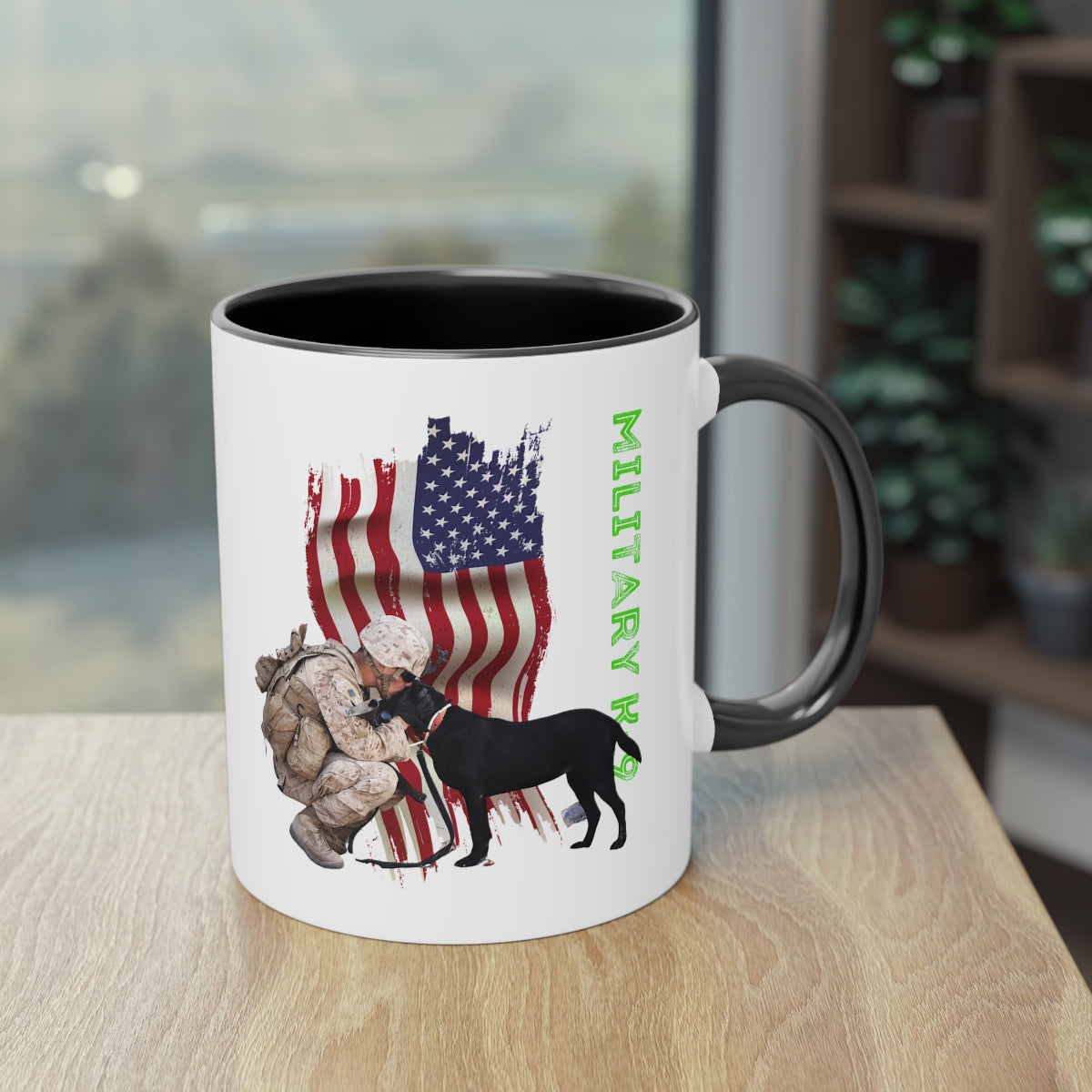 Coffee Mug  ( Military K-9 Unit ) Military Style