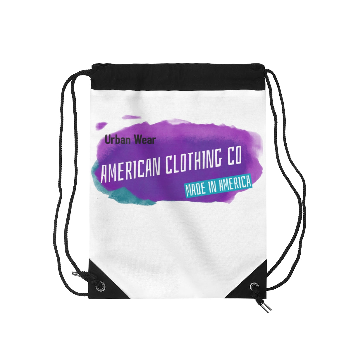 Drawstring Bag ( American Clothing Company White )