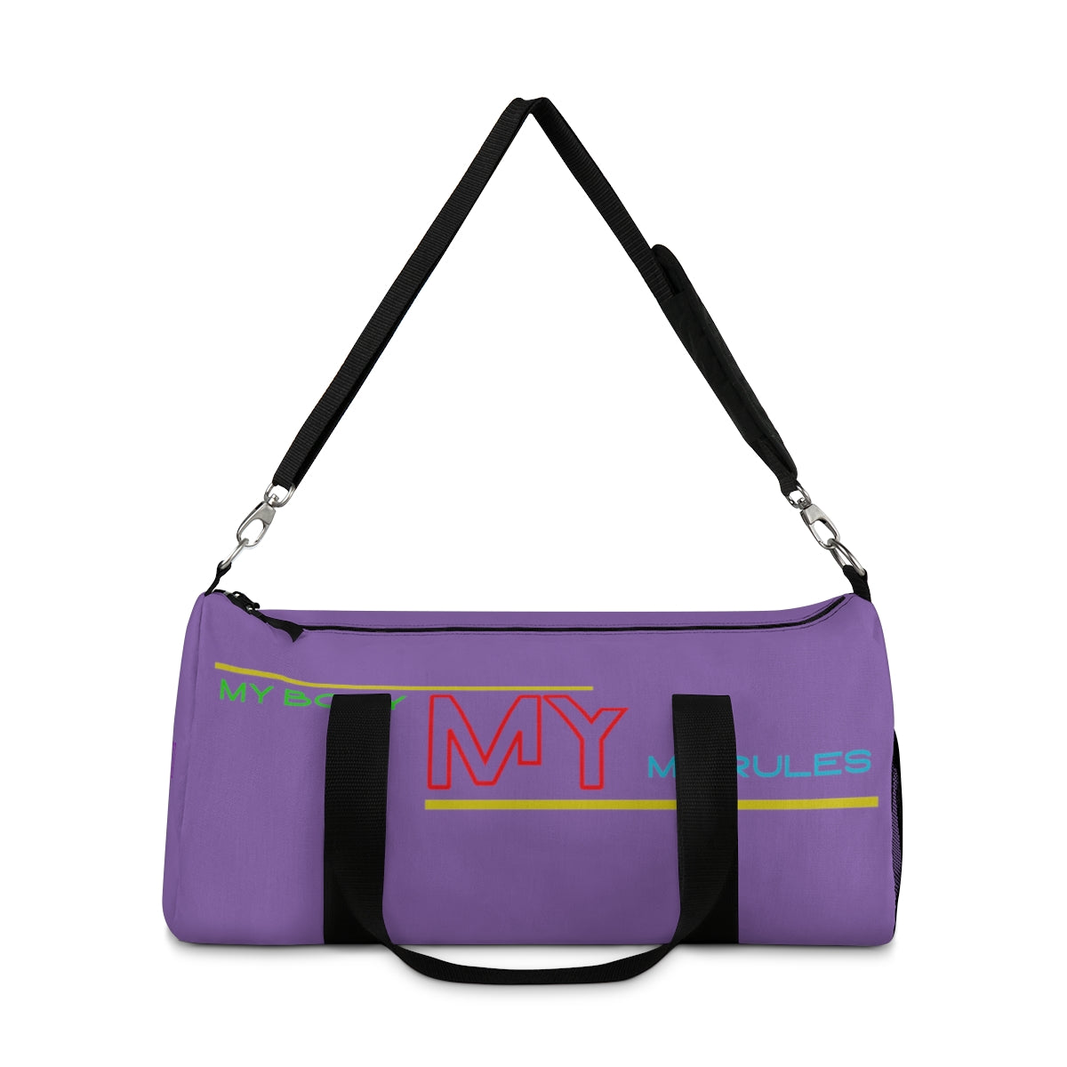 Sports Bag (My Body My Rules ) Purple
