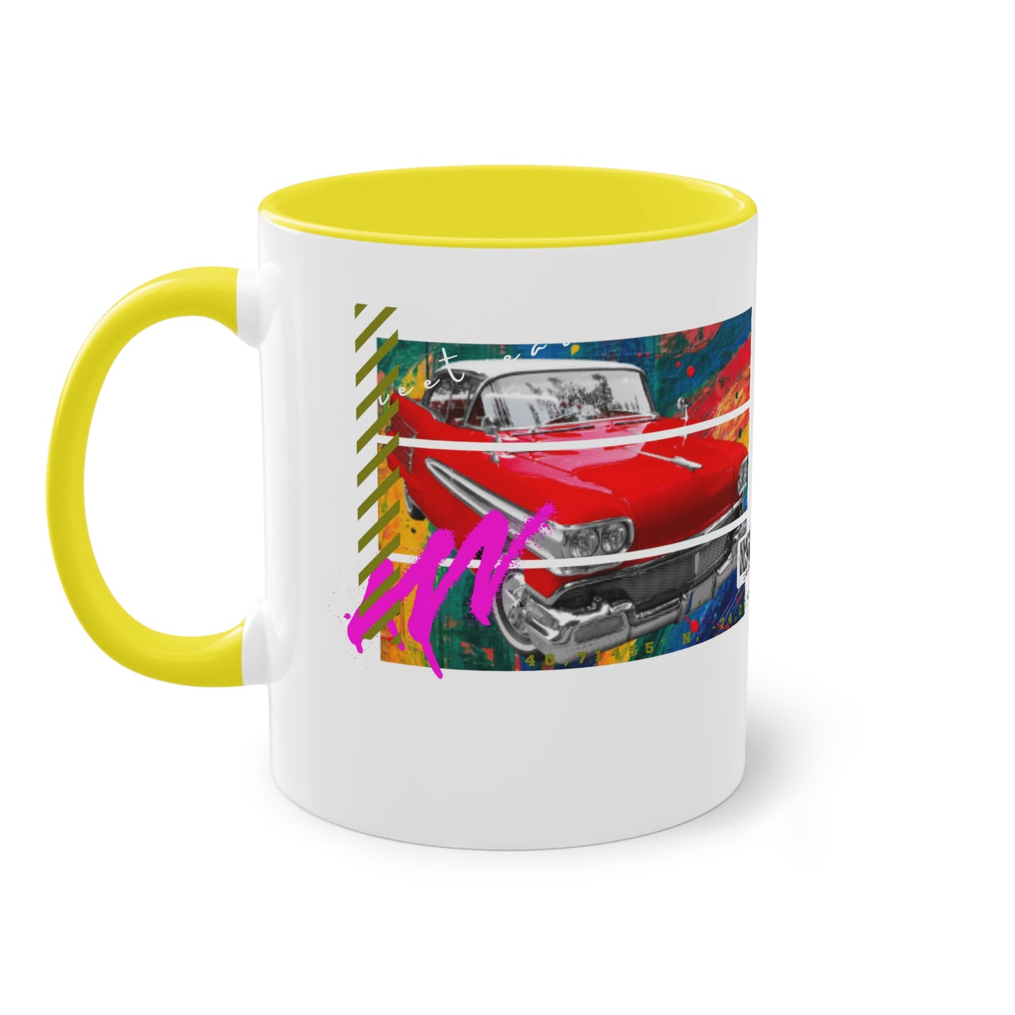 Coffee Mug  ( Urban Red Cadillac )