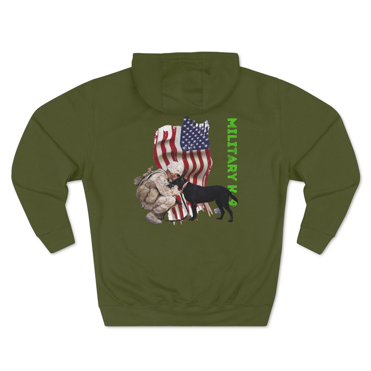 Hoodie ( Military K 9 Unit ) Military Style