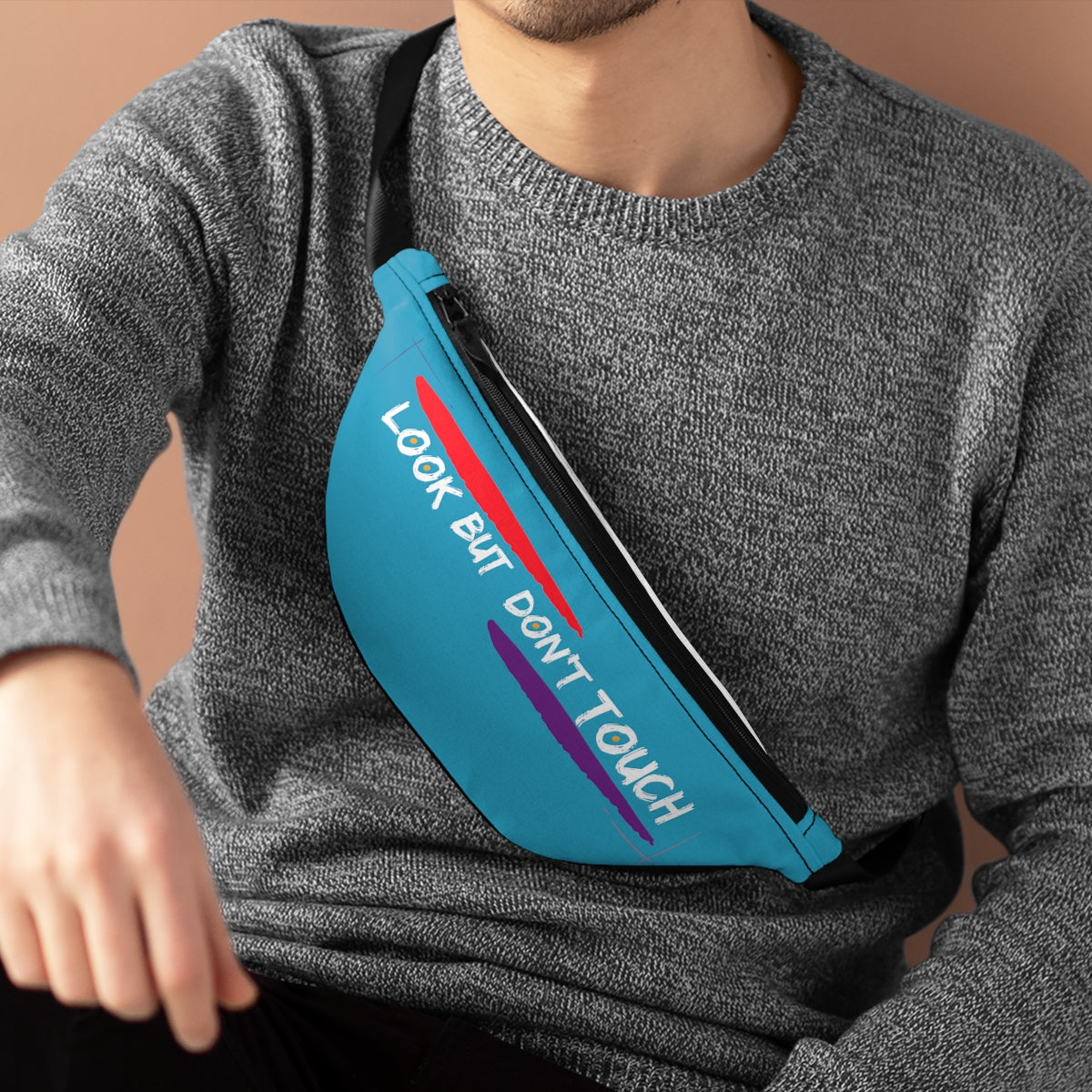 Fanny Pack ( Look But Don't Touch Turquoise )
