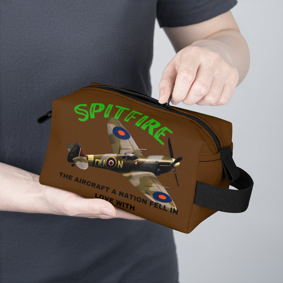 Toiletry Bag ( Spitfire Brown ) Military Styling 3 Colors to choose from