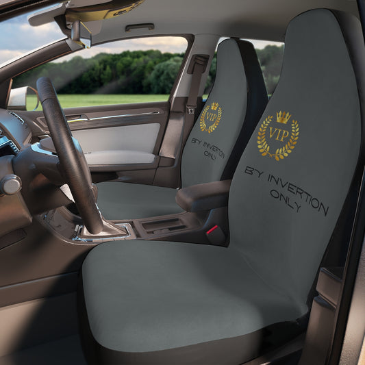 Polyester Car Seat Covers (VIP Grey )