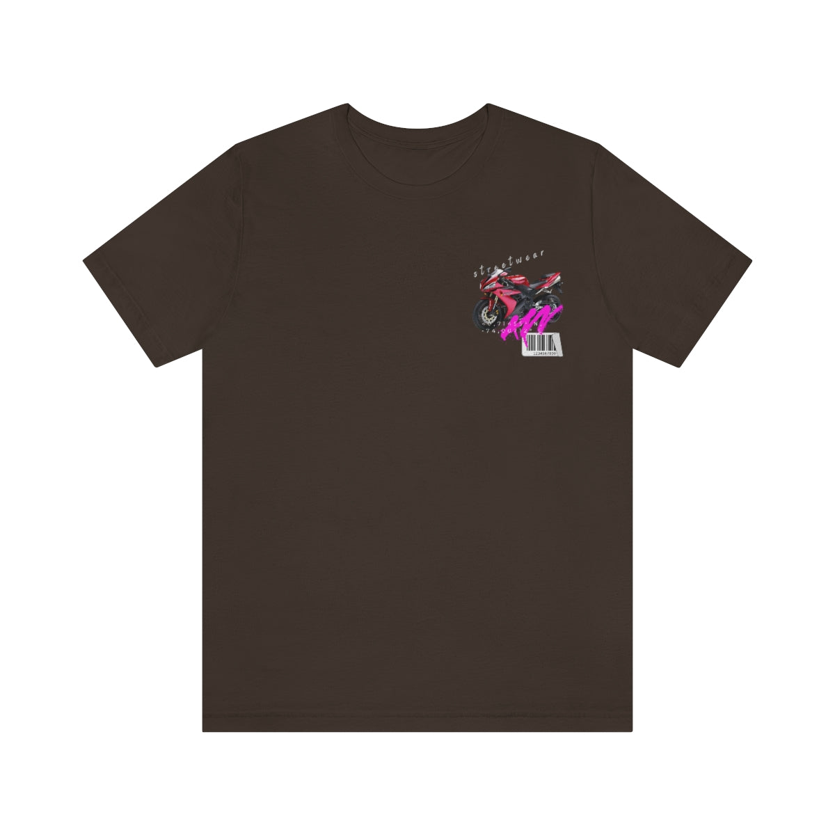 T-shirt Classic Jersey Short Sleeve (Red Motorbike )