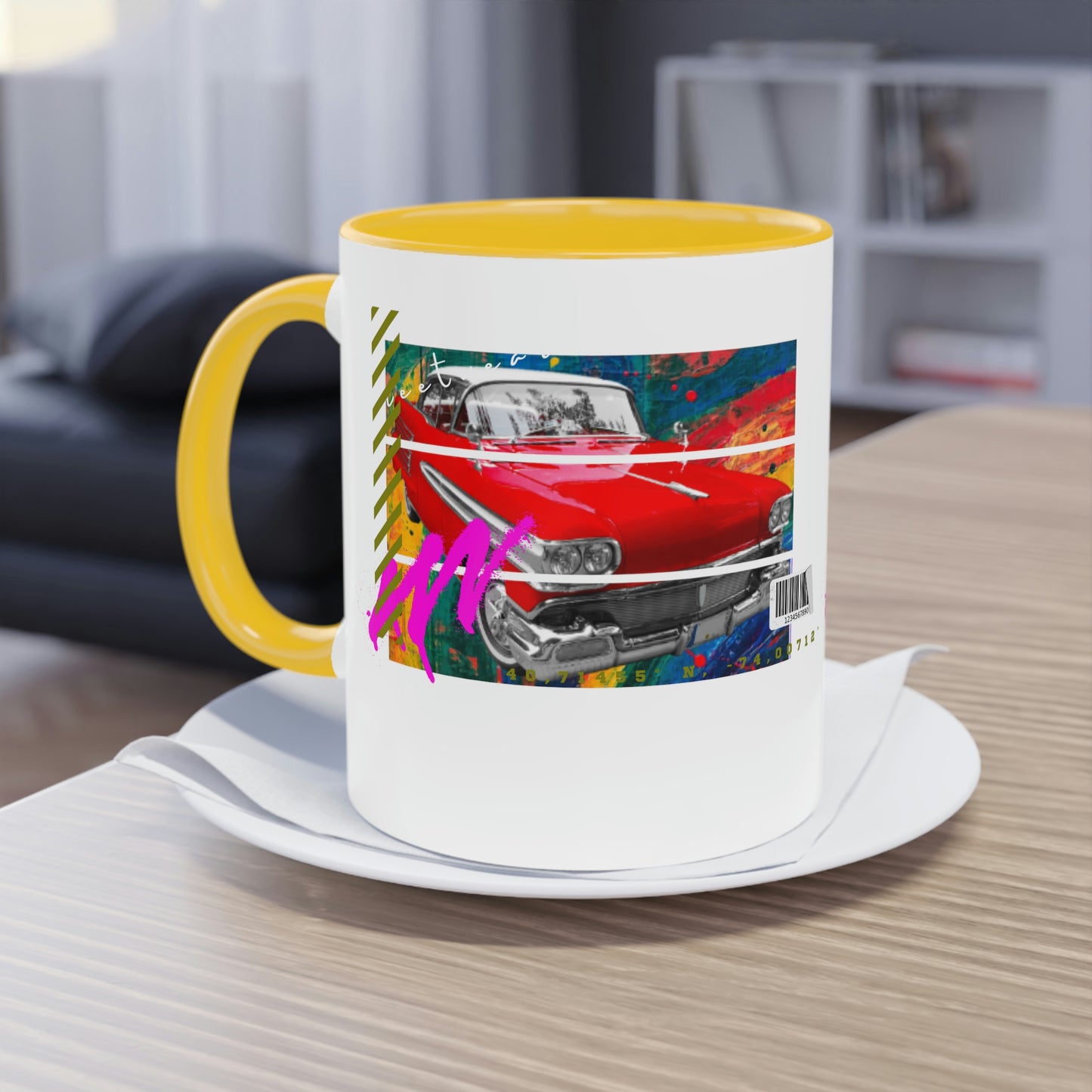 Coffee Mug  ( Urban Red Cadillac )