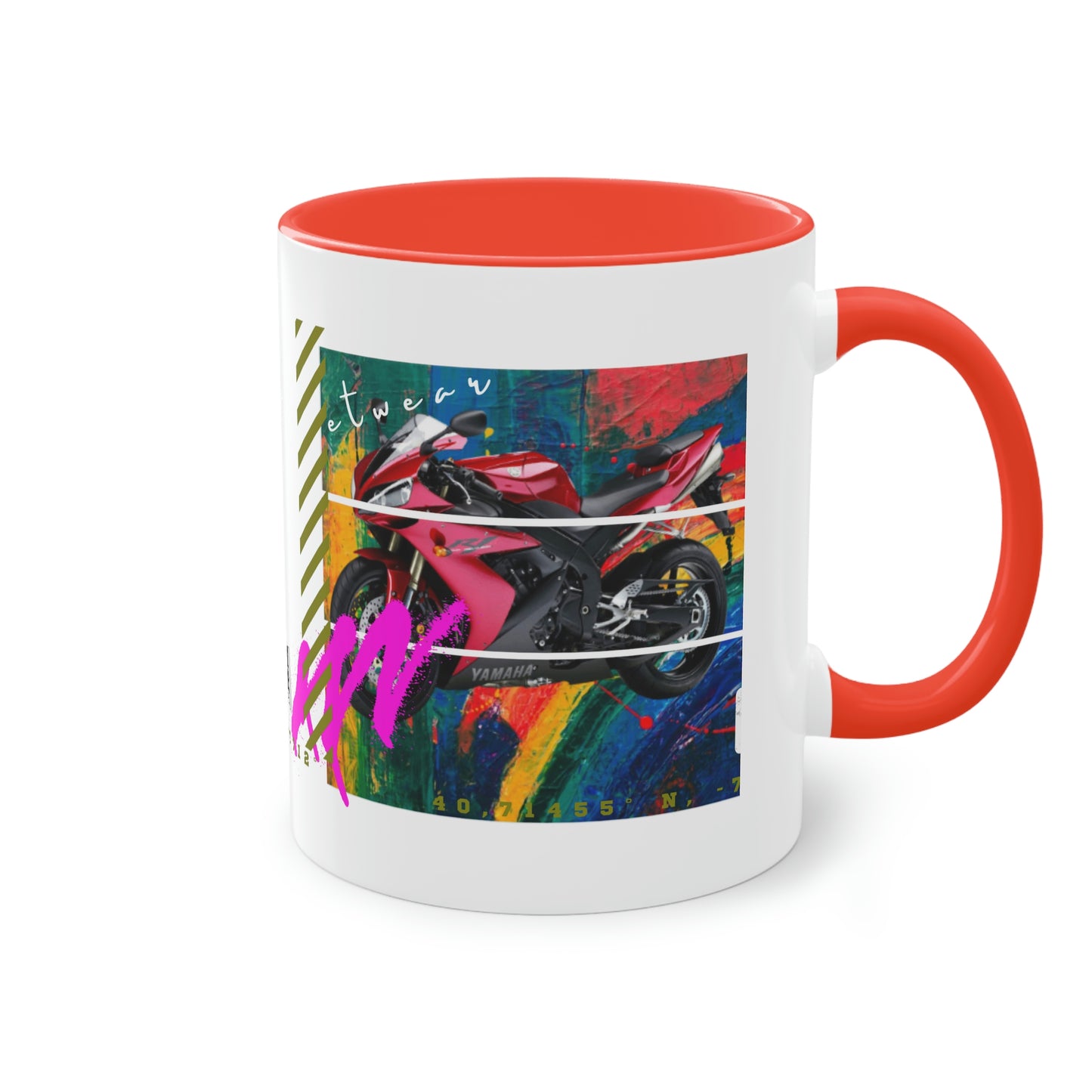 Coffee Mug  ( Urban Red Sports Bike )