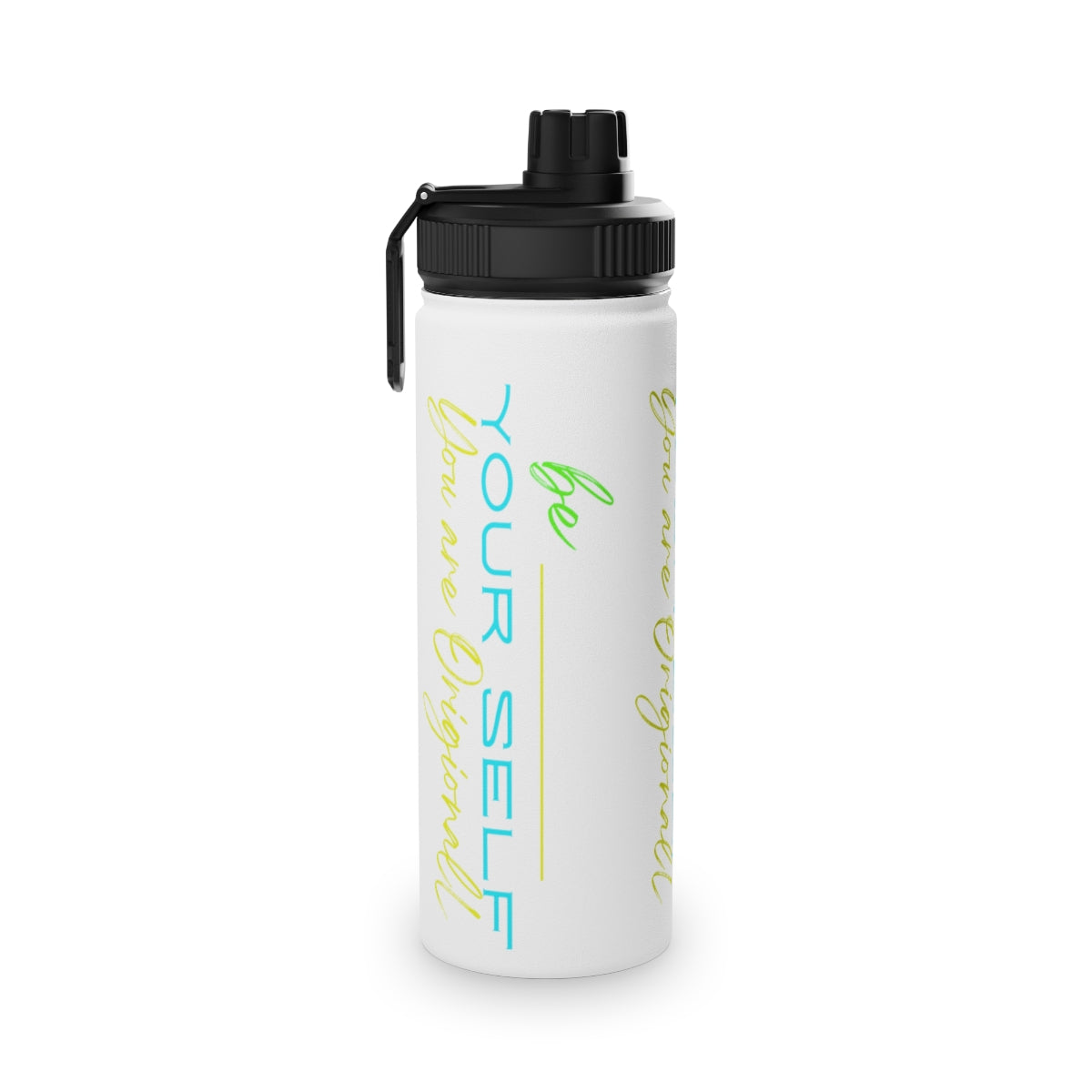 Stainless Steel Water Bottle, Sports Lid ( Be Yourself ) Activewear