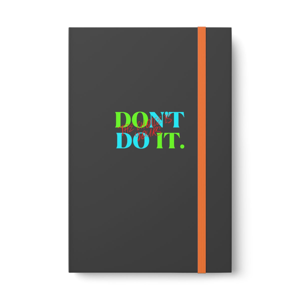 Hardcover Journal Color Contrast Notebook - Ruled (Do It Don't Do It)