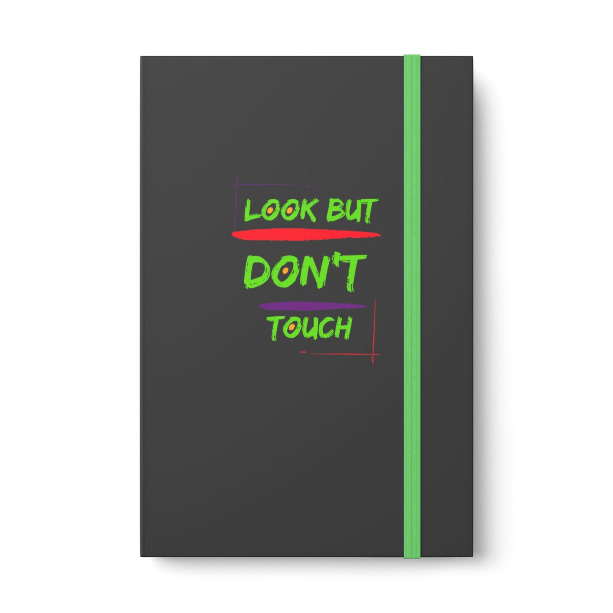Hardcover Journal Color Contrast Notebook - Ruled (Look But Don't Touch)