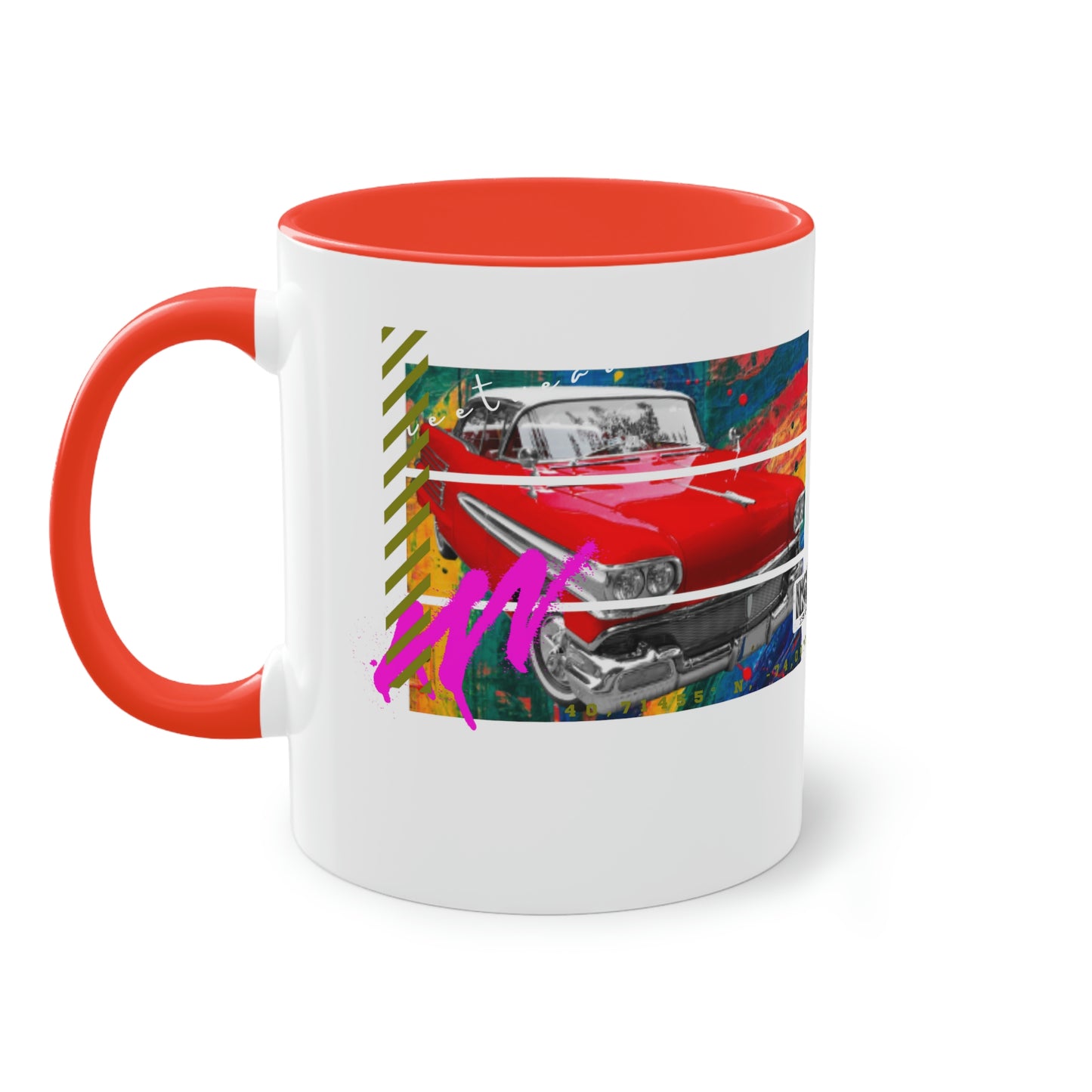 Coffee Mug  ( Urban Red Cadillac )