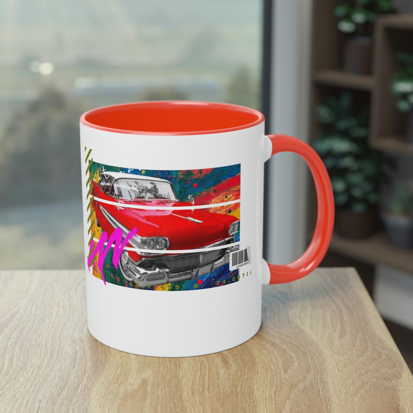 Coffee Mug  ( Urban Red Cadillac )